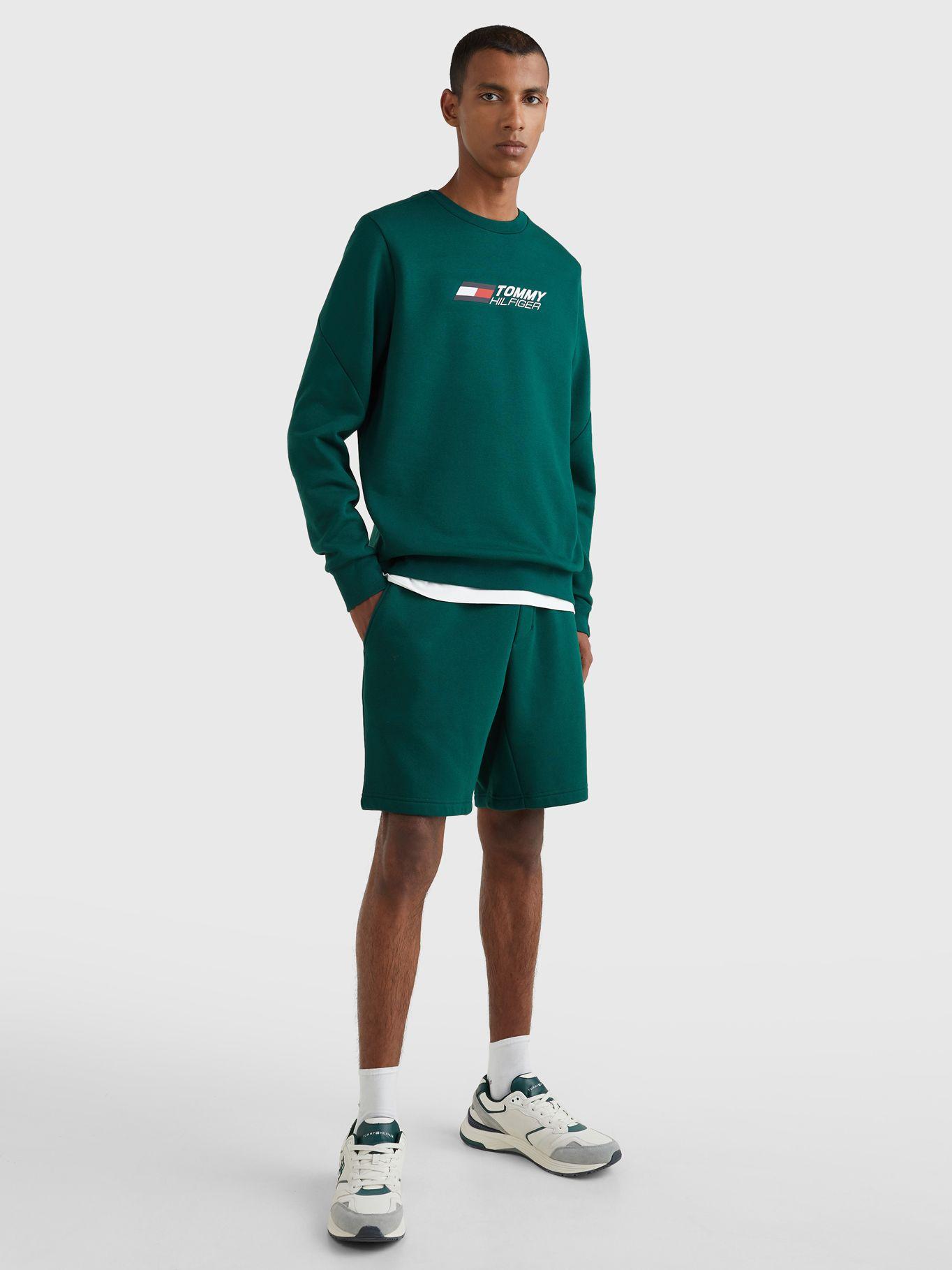 Short Sport Essential De Algodón Verde Tommy Hilfiger-0