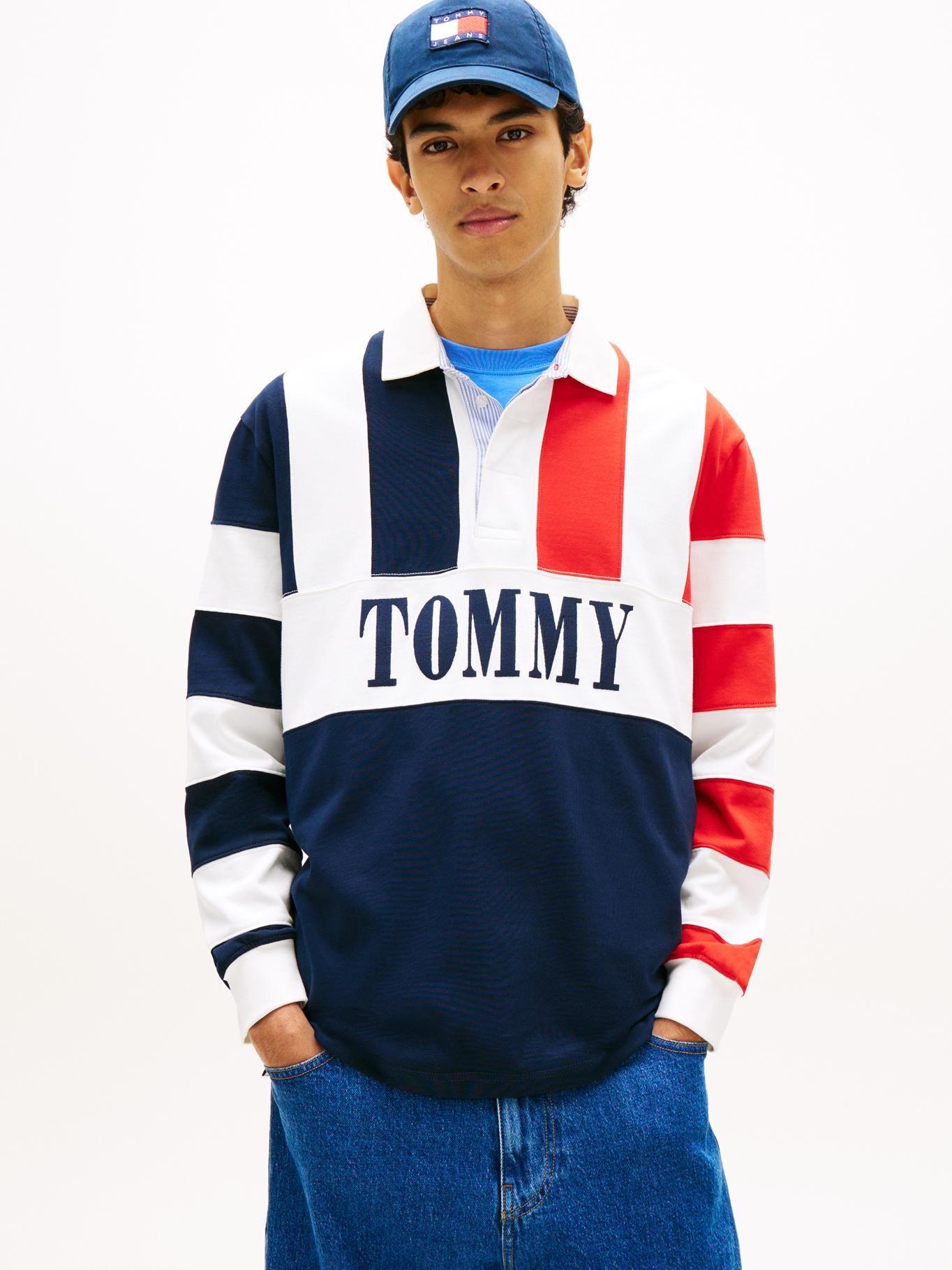 Polo Rugby Color Block Relaxed Fit-0
