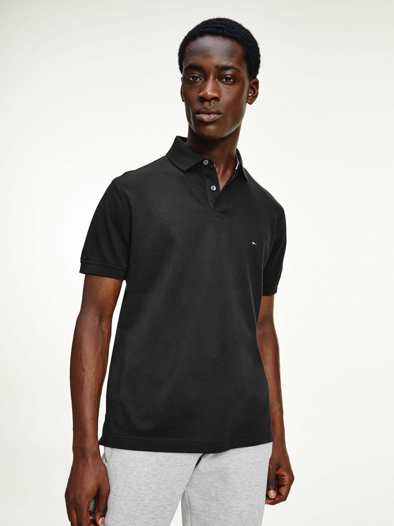 Polo 1985 Regular Fit Negro Tommy Hilfiger A2-0