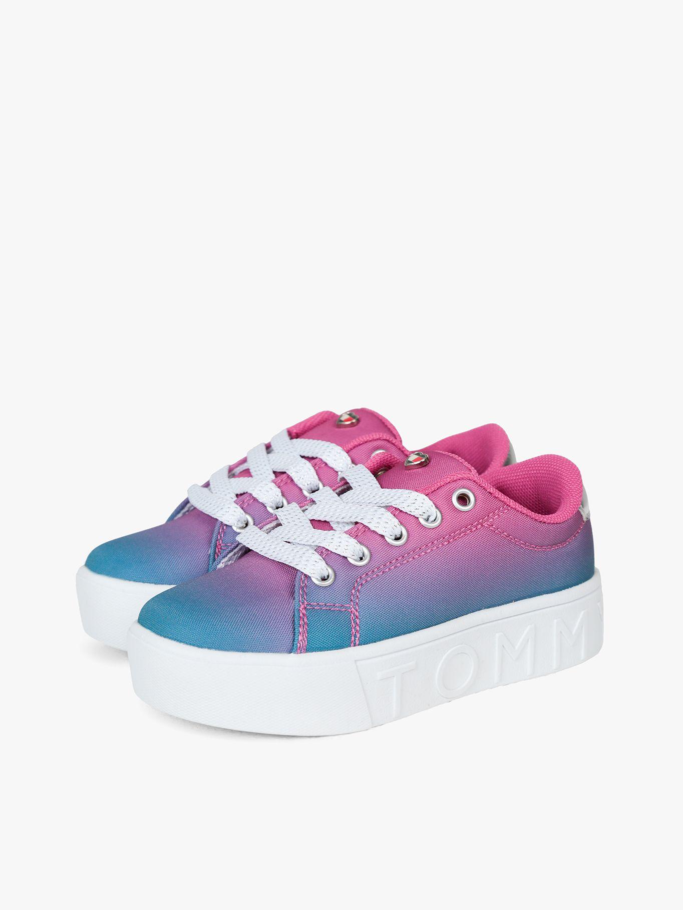 Zapatilla Plataforma Con Logo Multicolor Tommy Hilfiger-0