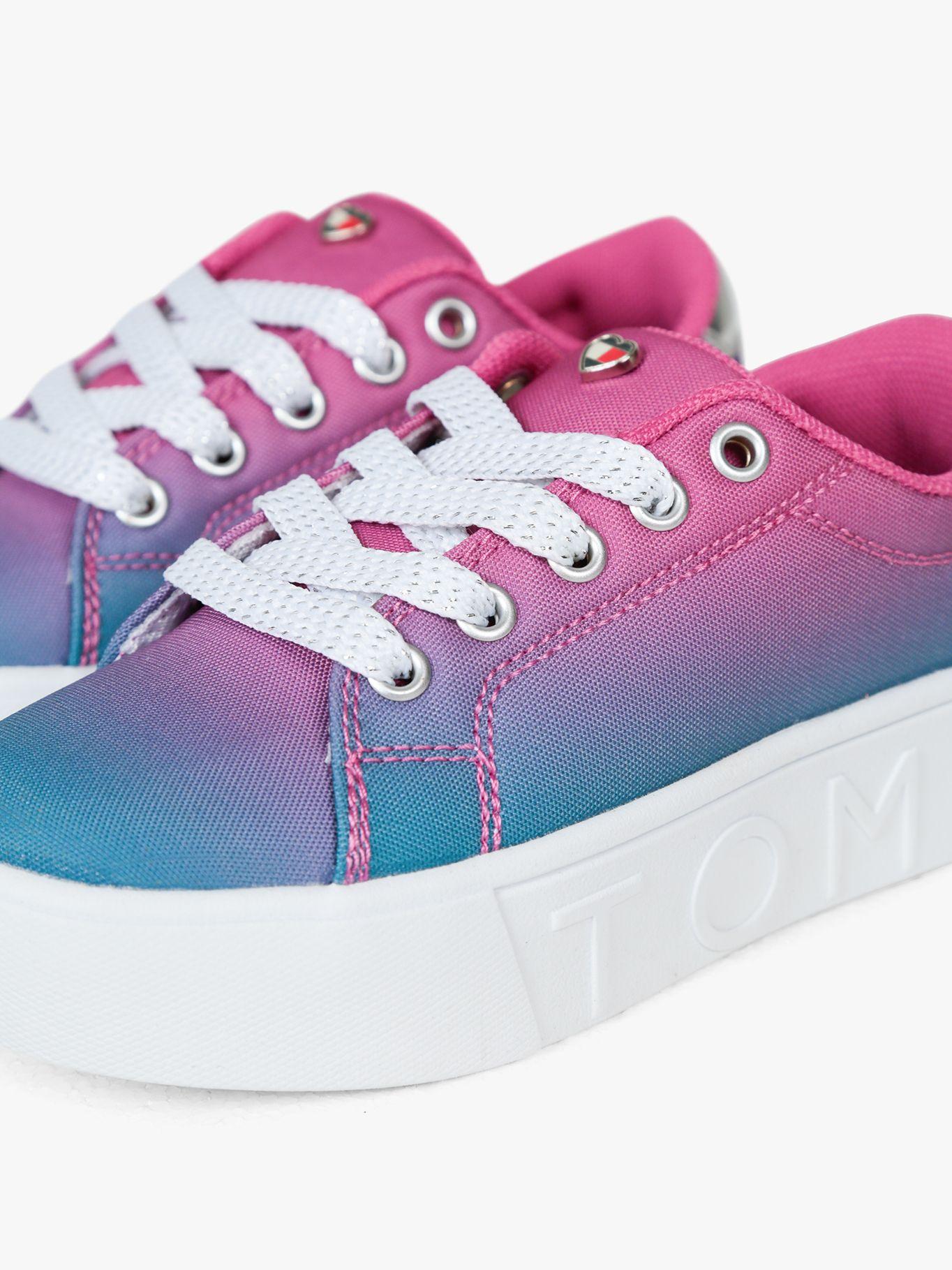 Zapatilla Plataforma Con Logo Multicolor Tommy Hilfiger-6