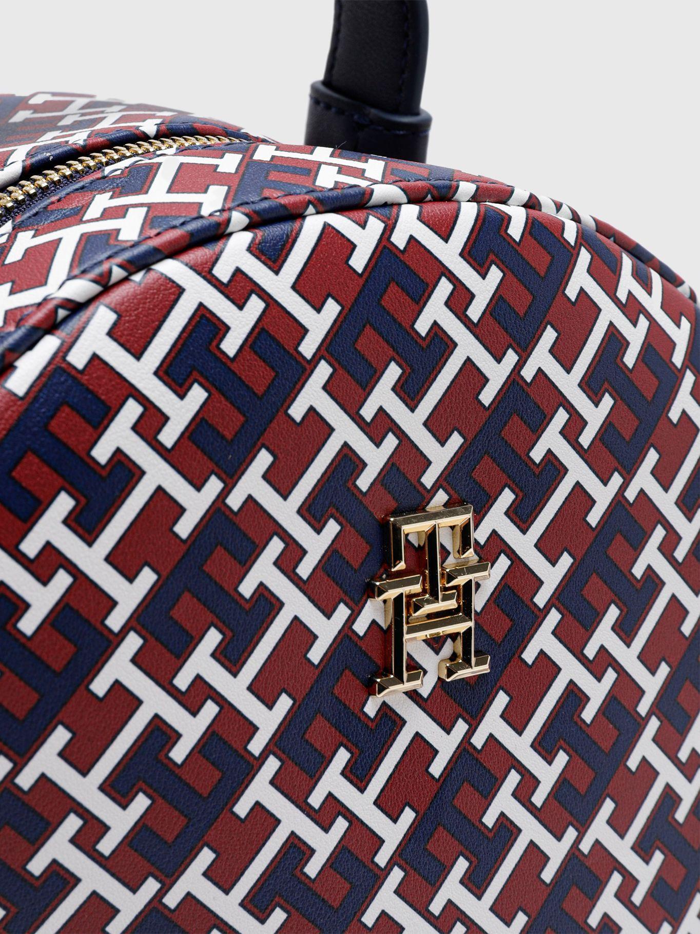 Mochila Dome Monogram Burdeo Tommy Hilfiger-2