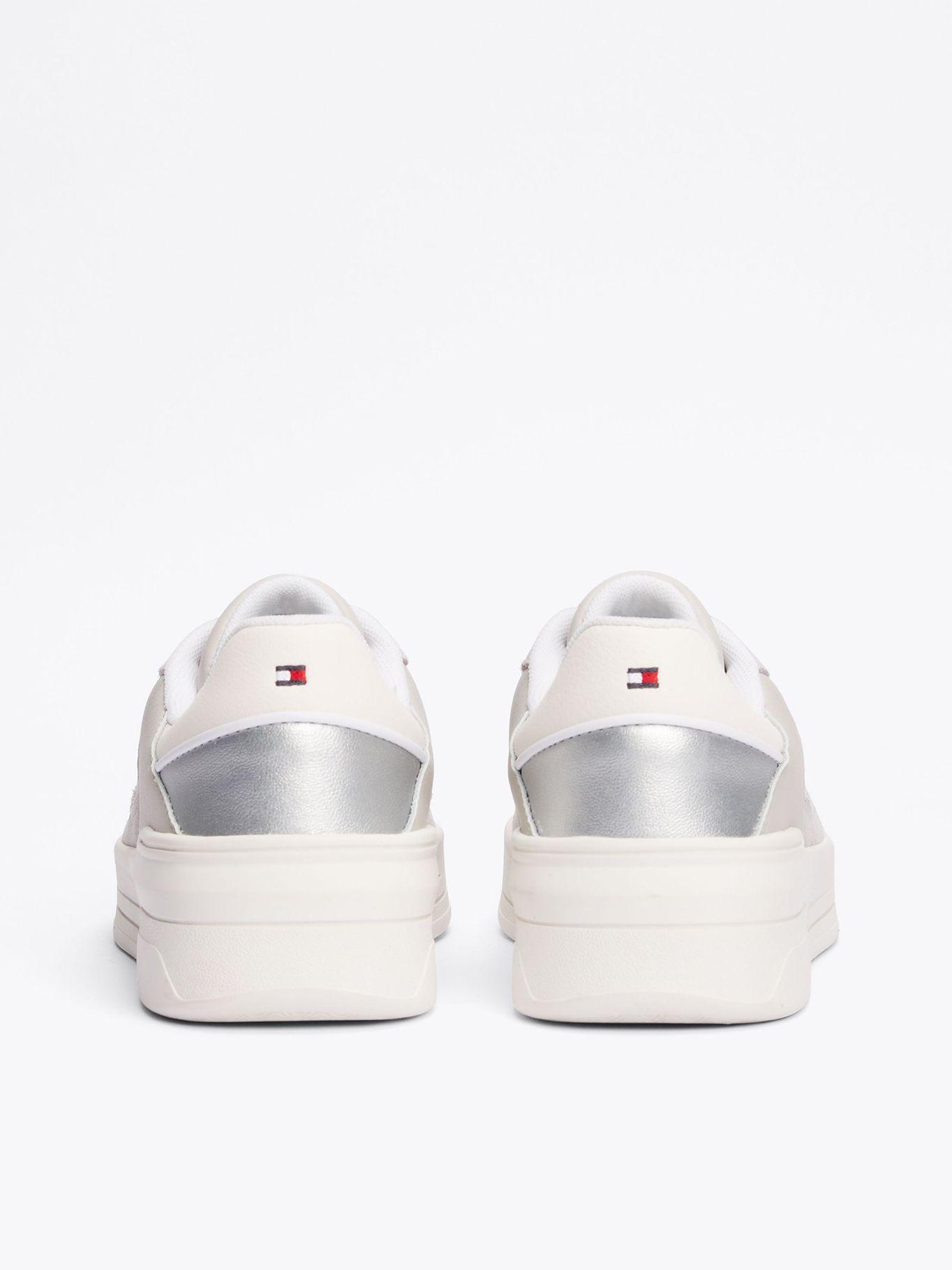 Zapatillas Essential Basket Metallic Gris Tommy Hilfiger-1