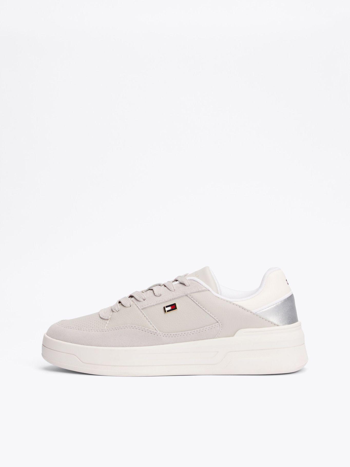 Zapatillas Essential Basket Metallic Gris Tommy Hilfiger-5