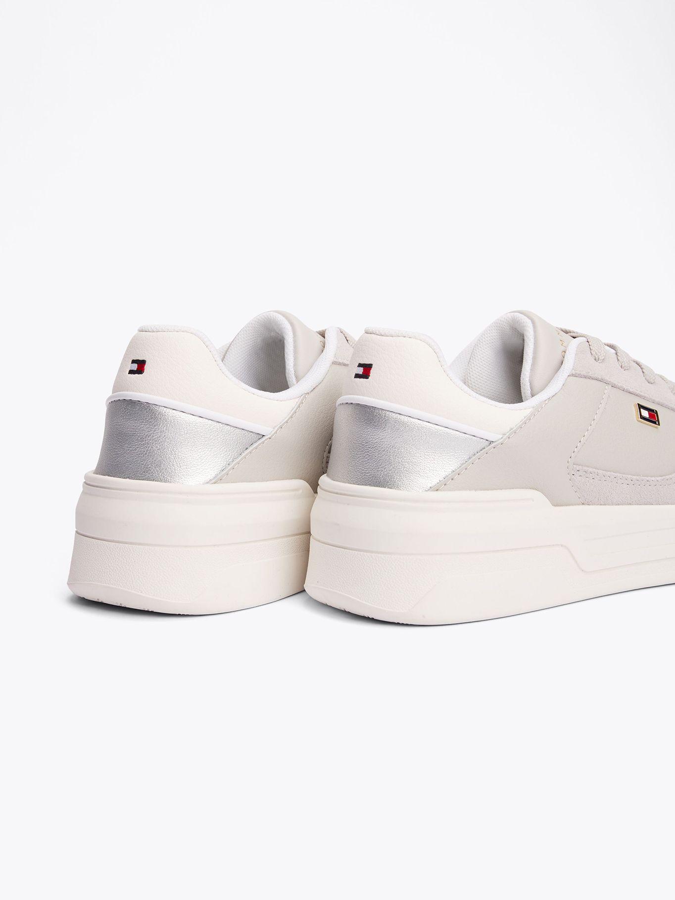Zapatillas Essential Basket Metallic Gris Tommy Hilfiger-6