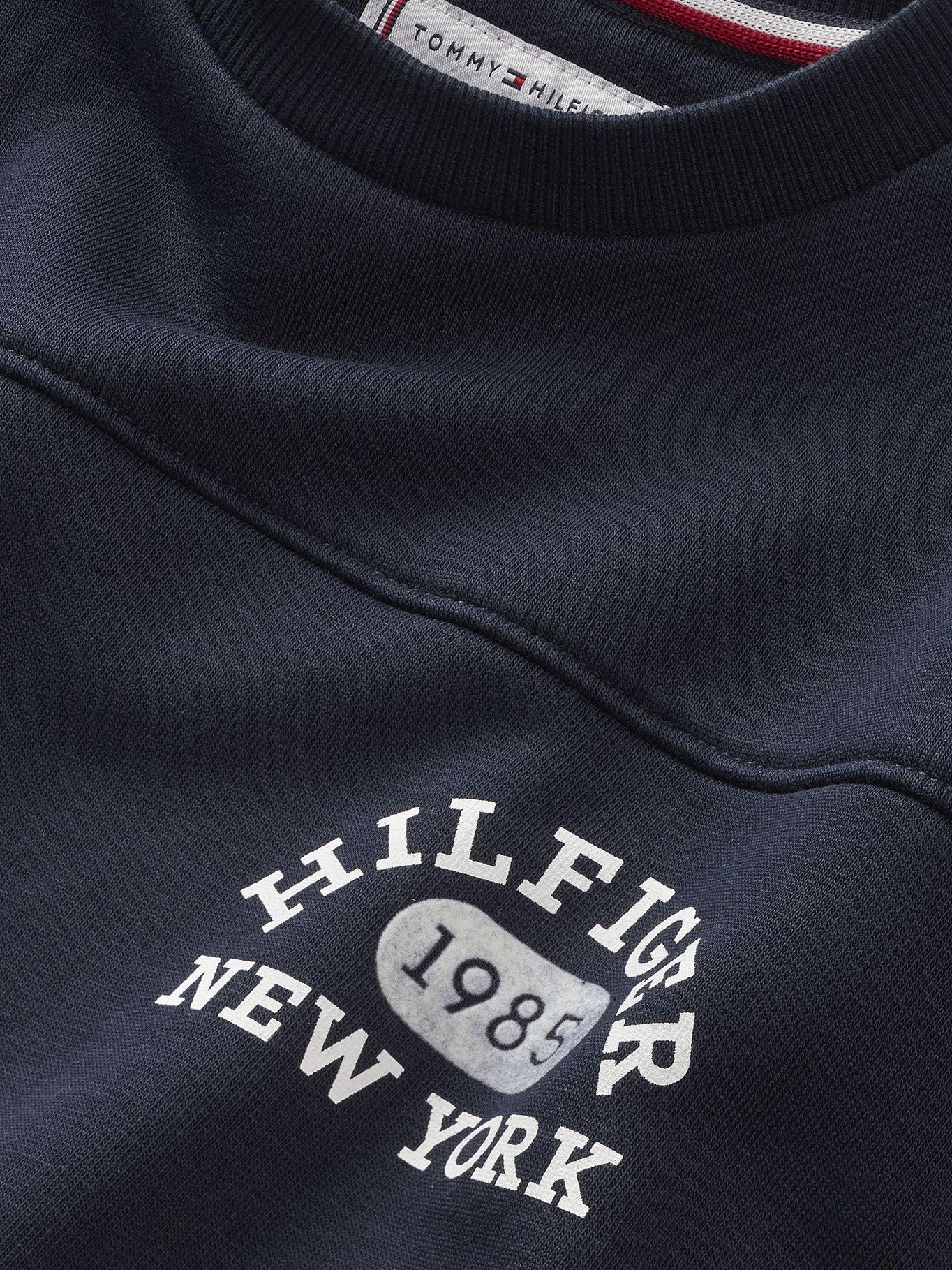 Polerón Varsity Logo C-Neck Azul Tommy Hilfiger-2