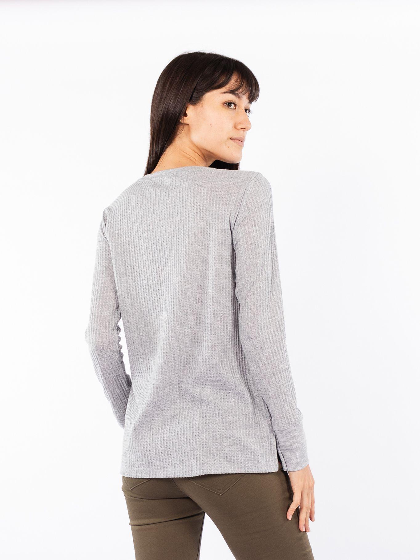 Polera Metalic Color Gris Tommy Hilfiger-1