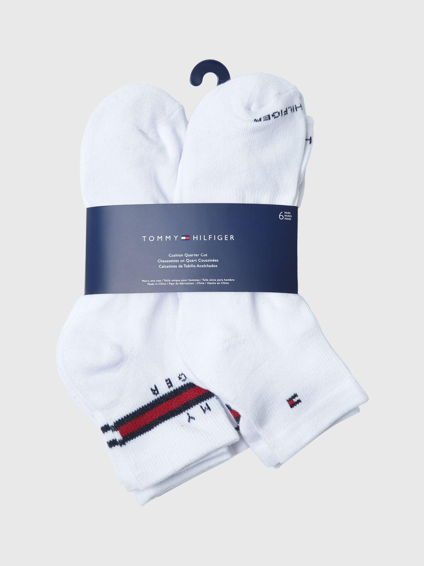 Pack 6 Pares De Calcetines Blanco Tommy Hilfiger-3