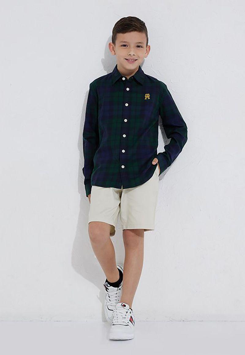 Camisa Tartán Blck Negro Tommy Hilfiger-1