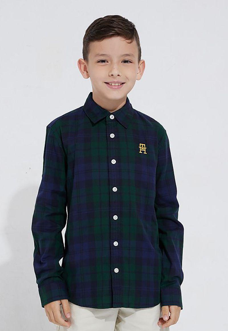 Camisa Tartán Blck Negro Tommy Hilfiger-0
