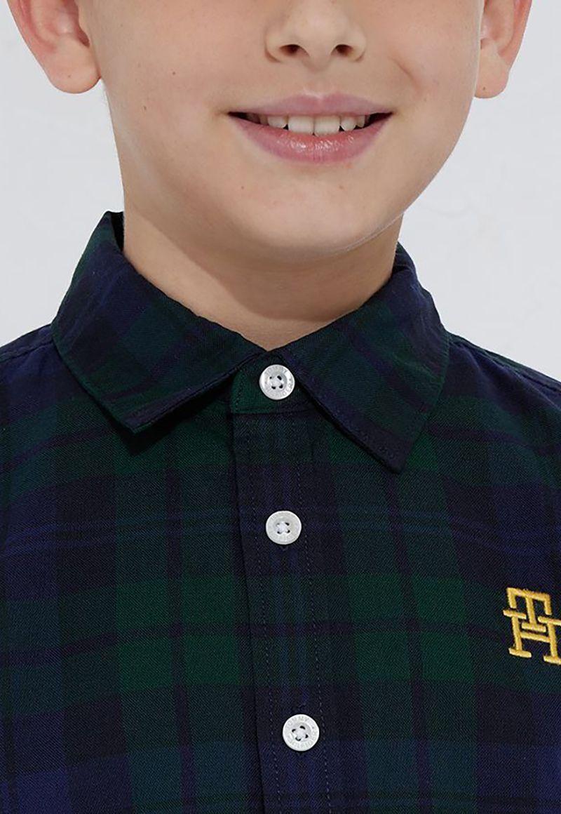 Camisa Tartán Blck Negro Tommy Hilfiger-3