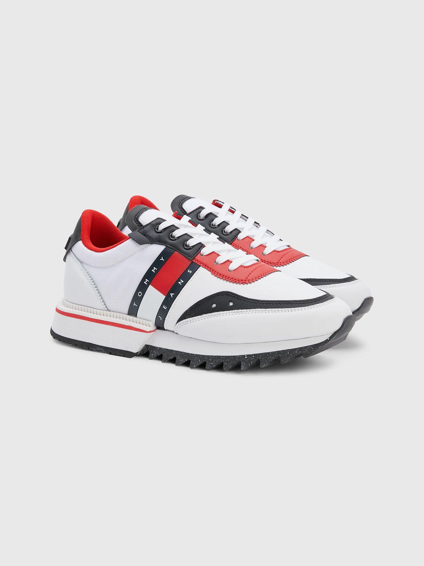 Zapatilla Dentadas Con Logo Blanco Tommy Hilfiger-0