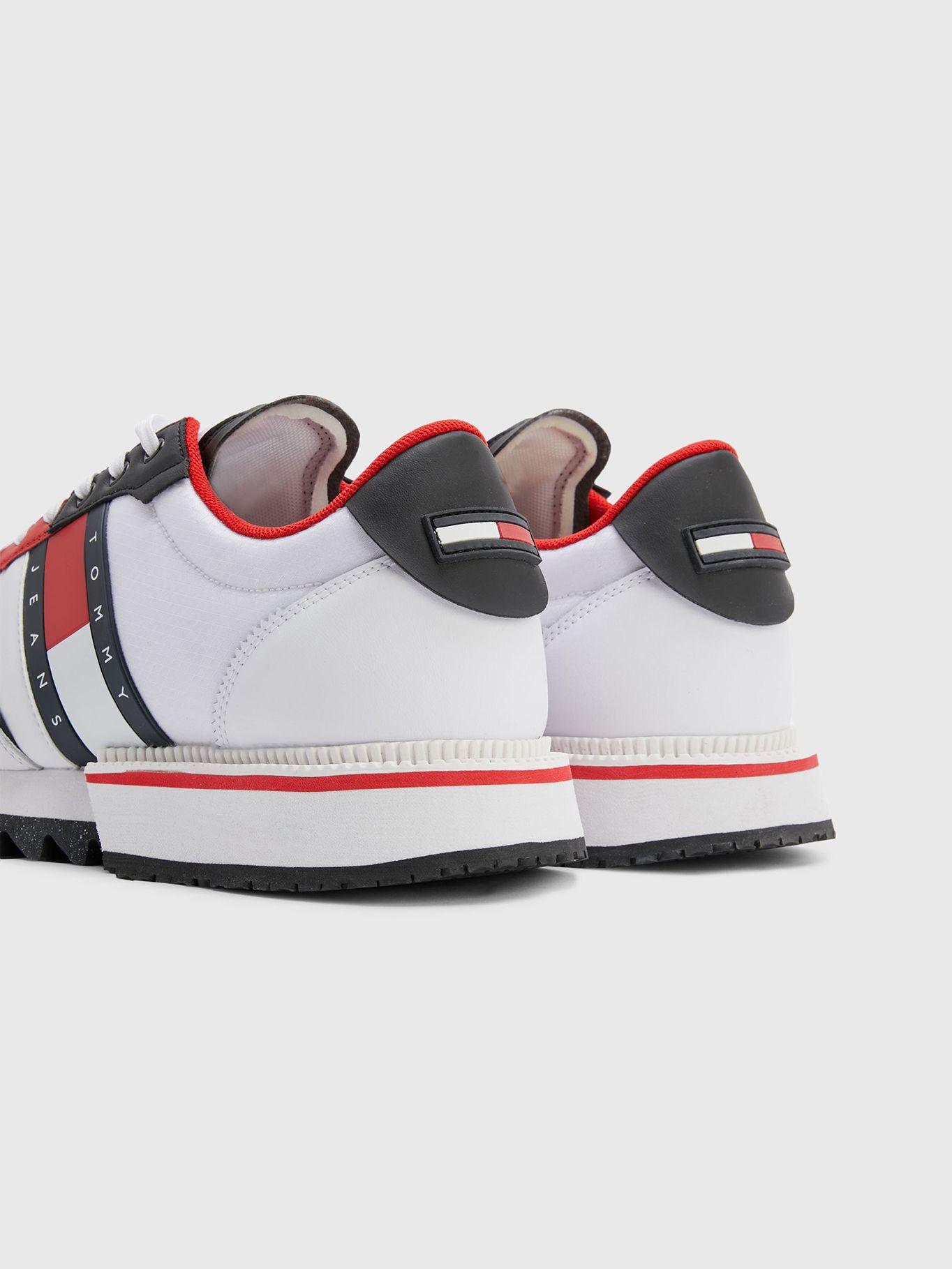 Zapatilla Dentadas Con Logo Blanco Tommy Hilfiger-1