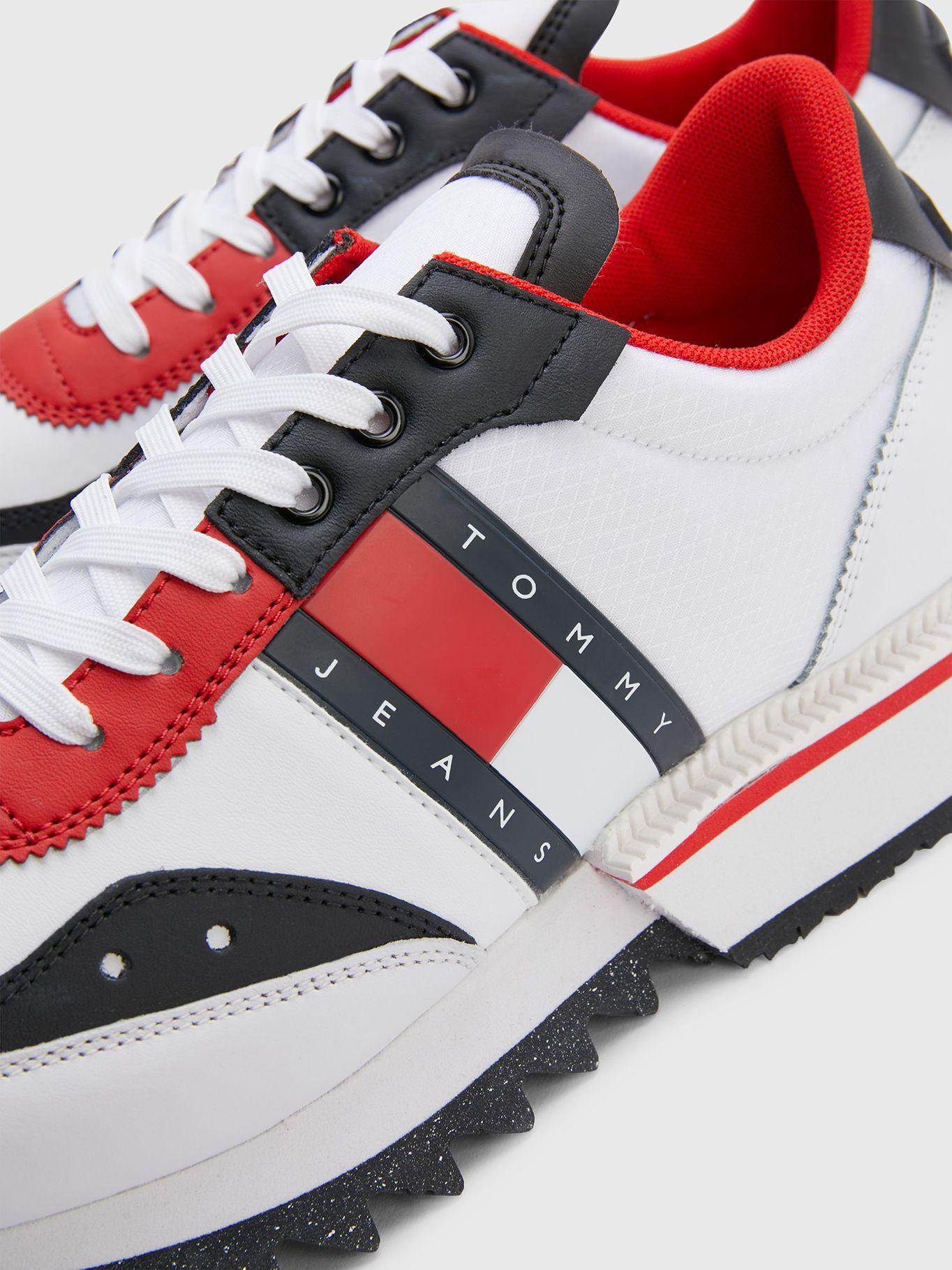Zapatilla Dentadas Con Logo Blanco Tommy Hilfiger-2