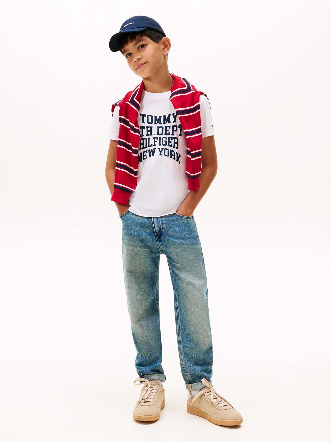 Polera Con Logo Varsity Blanco Tommy Hilfiger-1