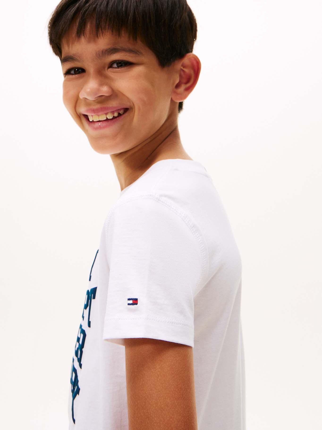 Polera Con Logo Varsity Blanco Tommy Hilfiger-3