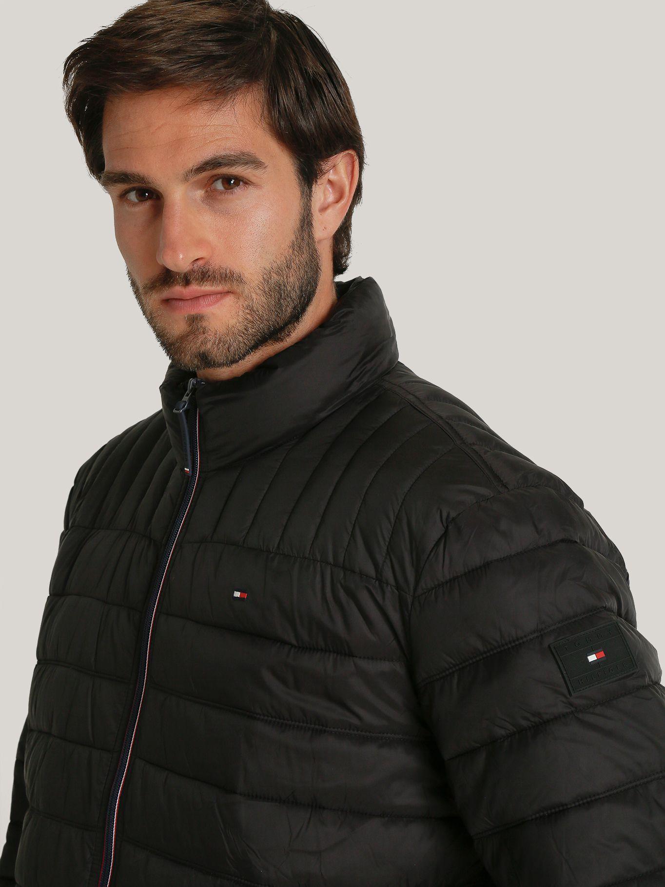 Parka Weight Quilted Negro Tommy Hilfiger-4