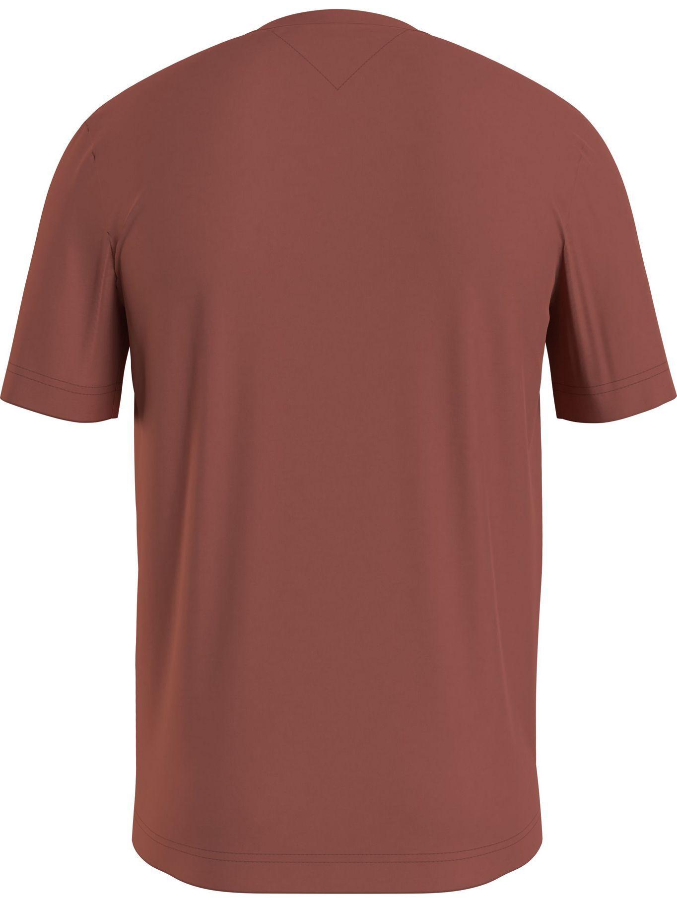 Polera De Algodón Mono Flag Logo Rosado Tommy Hilfiger-1