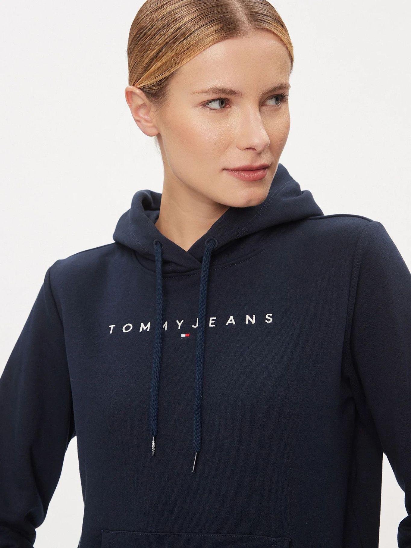 Polerón Hoodie Logo Monotype Azul Tommy Jeans-3