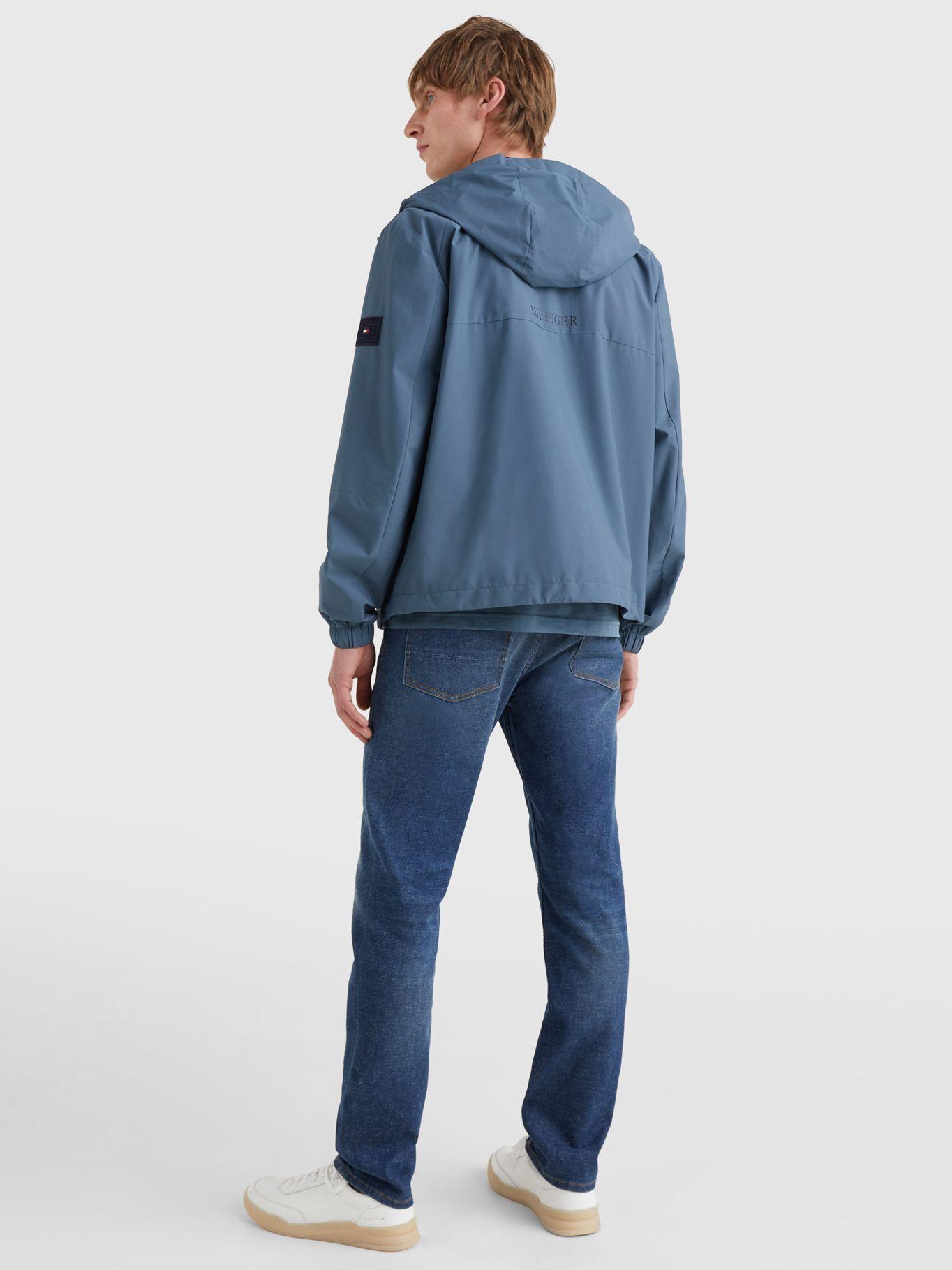 Chaqueta Impermeable Azul Tommy Hilfiger JN2-1