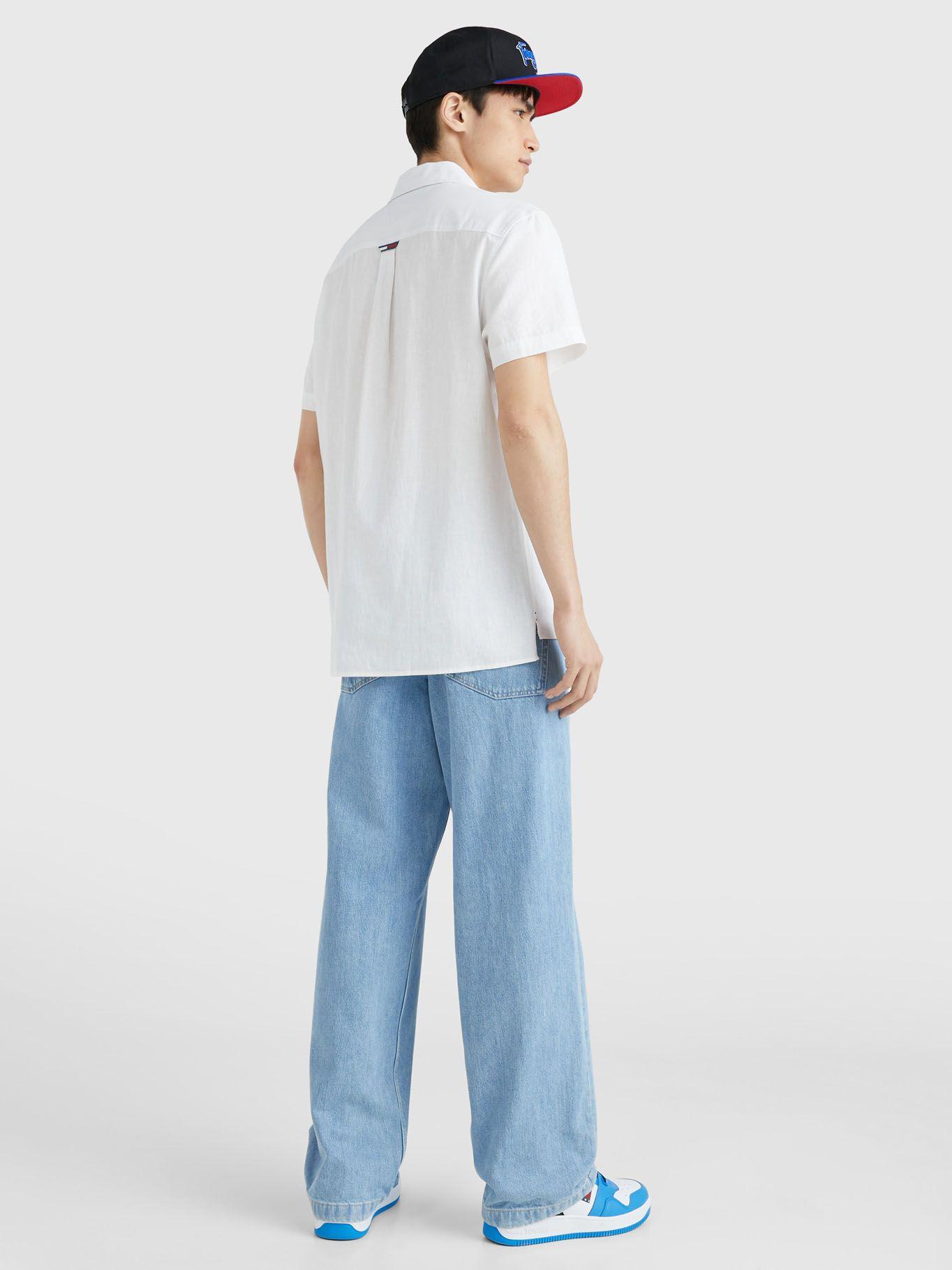 Camisa Linen Camp Blanco Tommy Jeans-2