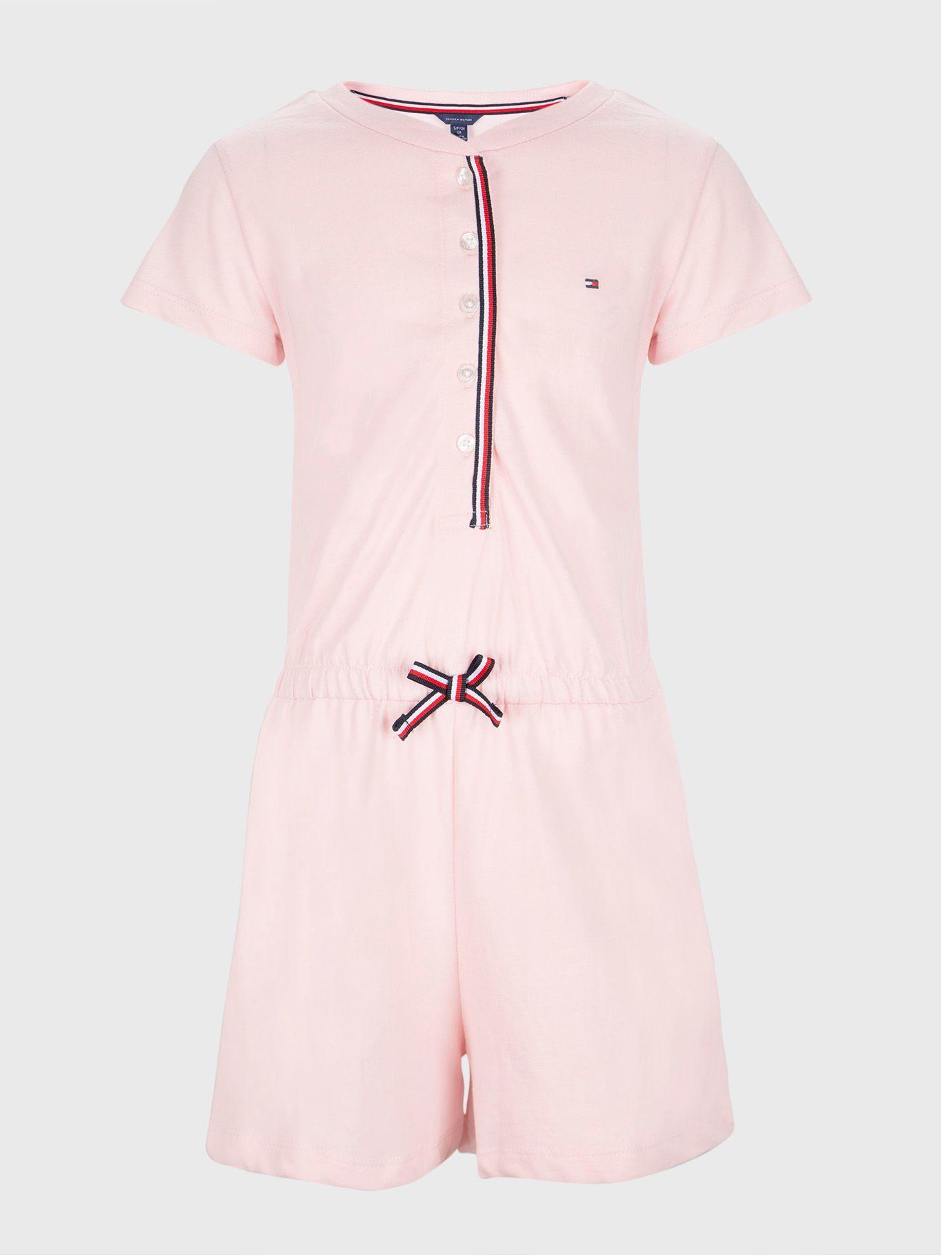 Enterito Global Stripe Rosado Tommy Hilfiger-0