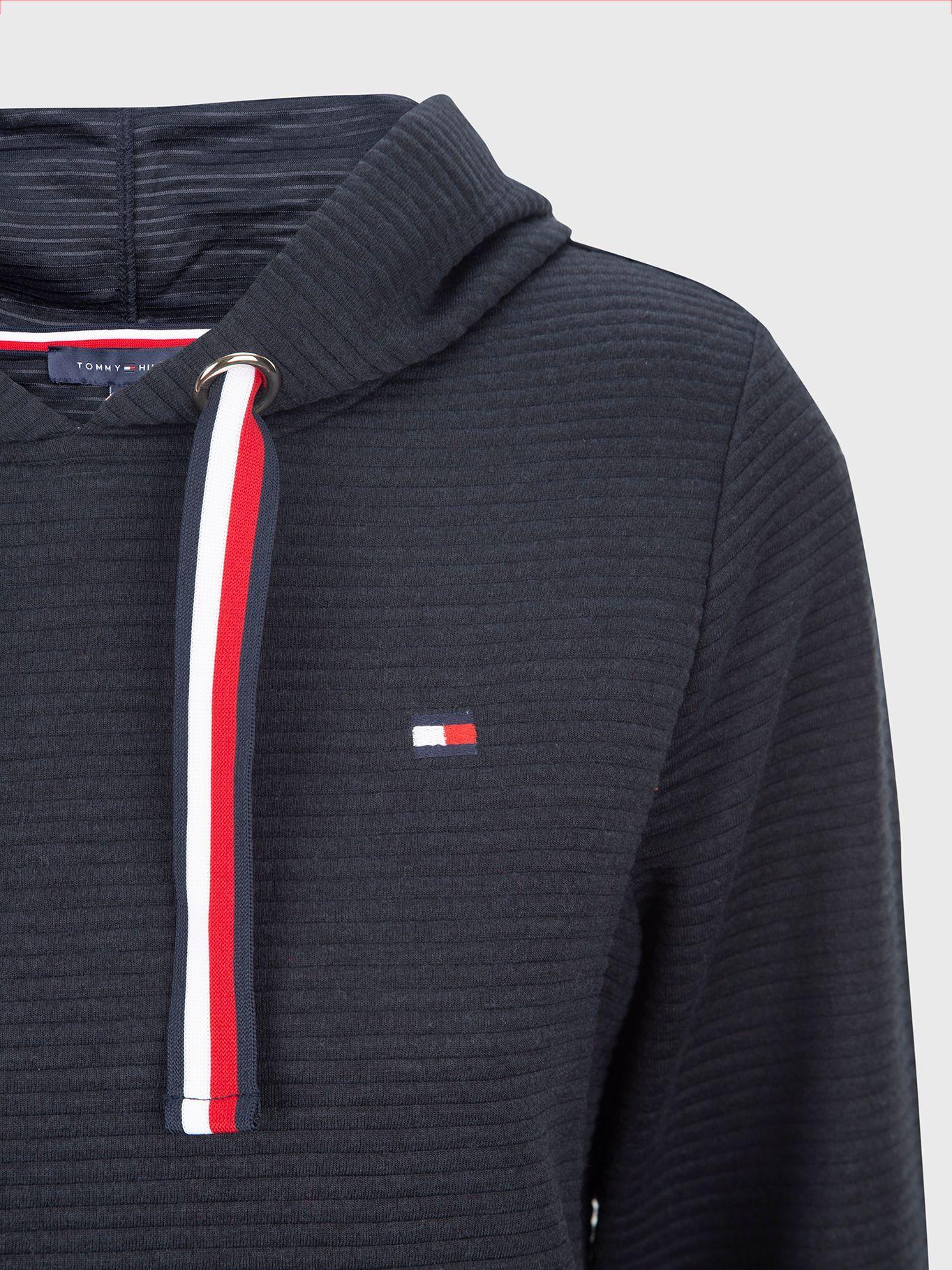 Vestido Hoodie Ottoman Azul Tommy Hilfiger-2