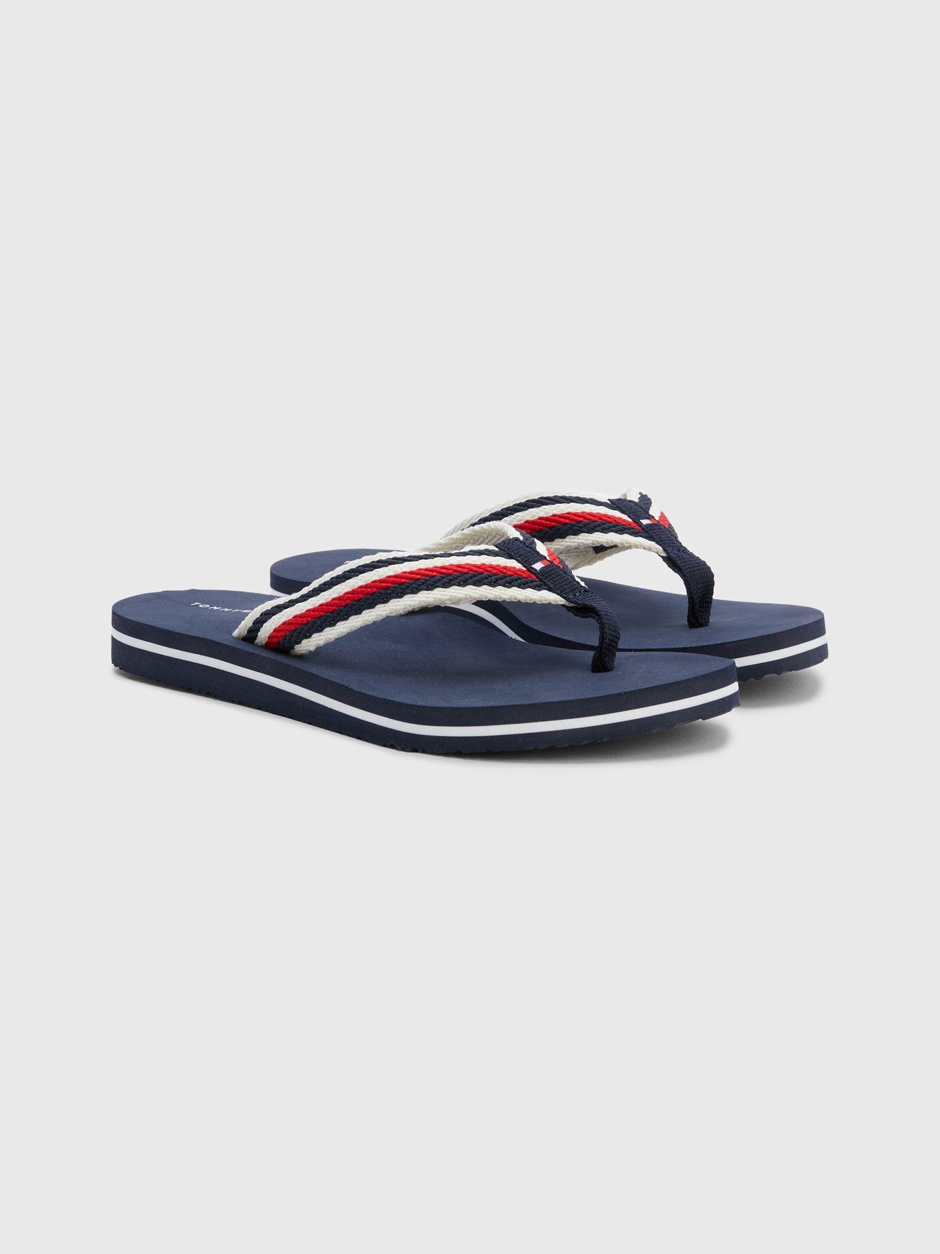 Sandalias Essential Global Stripe Azul Tommy Hilfiger-0