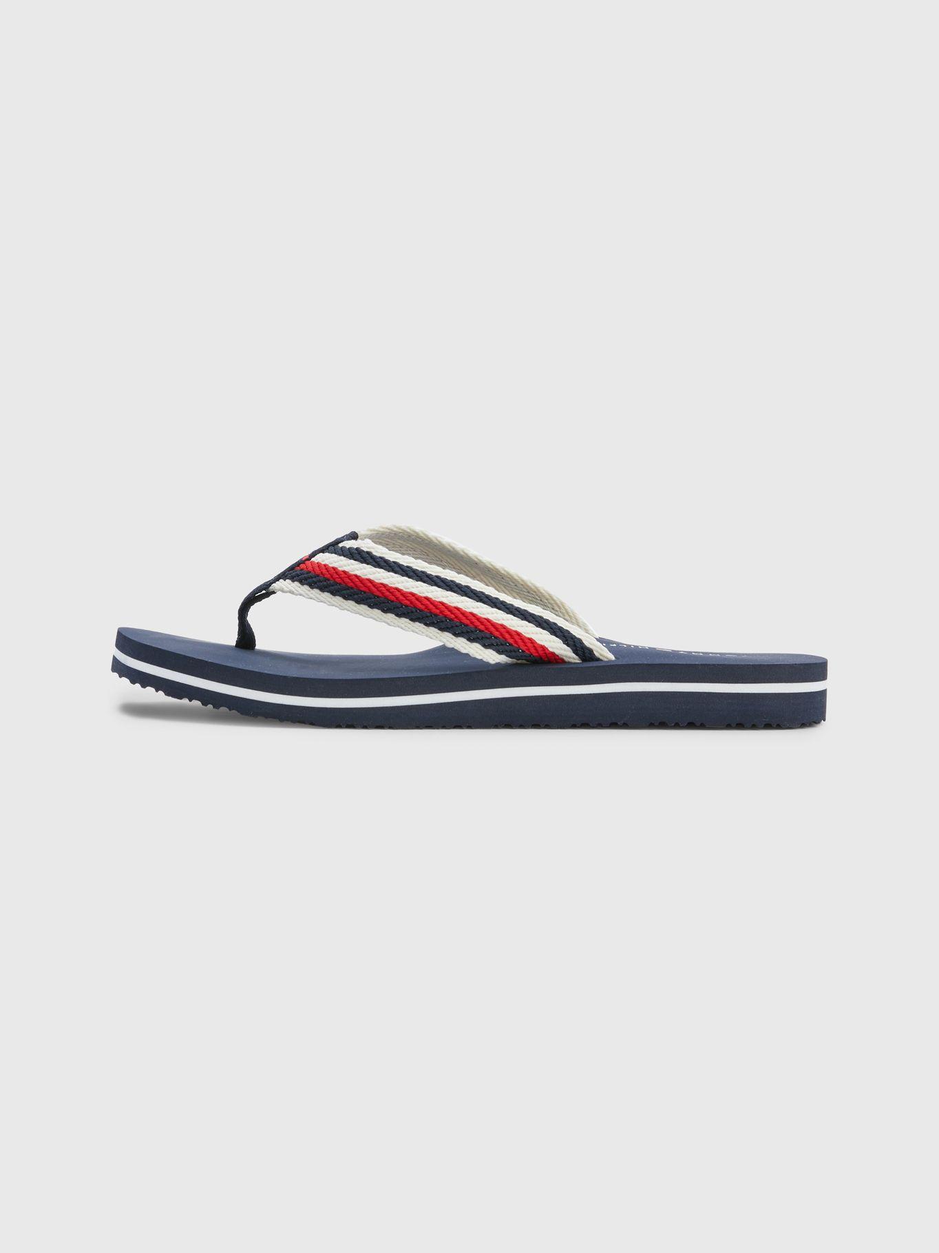Sandalias Essential Global Stripe Azul Tommy Hilfiger-4