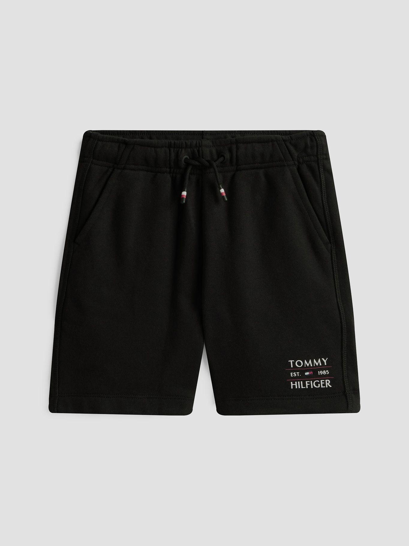 Short Con Logo Gráfico Negro Tommy Hilfiger-4