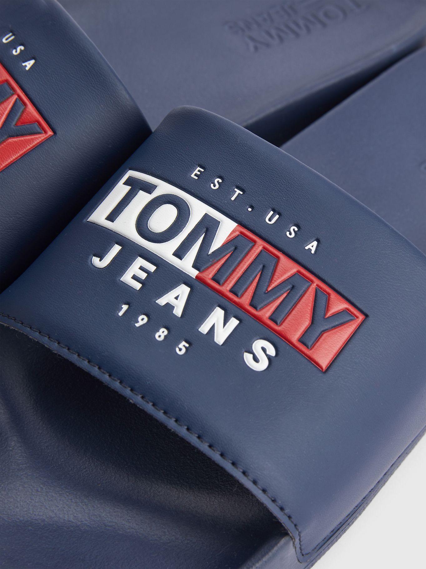 Sandalias Seasonal De Piscina Con Logo Azul Tommy jeans-2