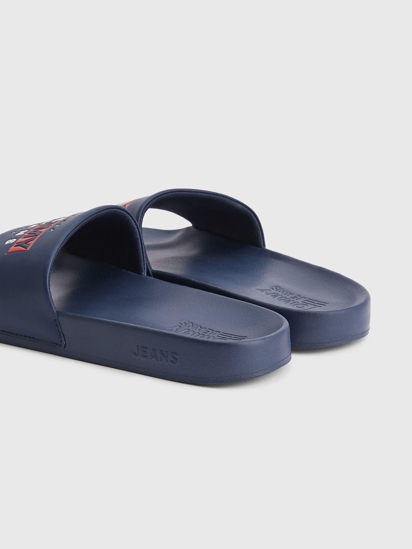 Sandalias Seasonal De Piscina Con Logo Azul Tommy jeans-1