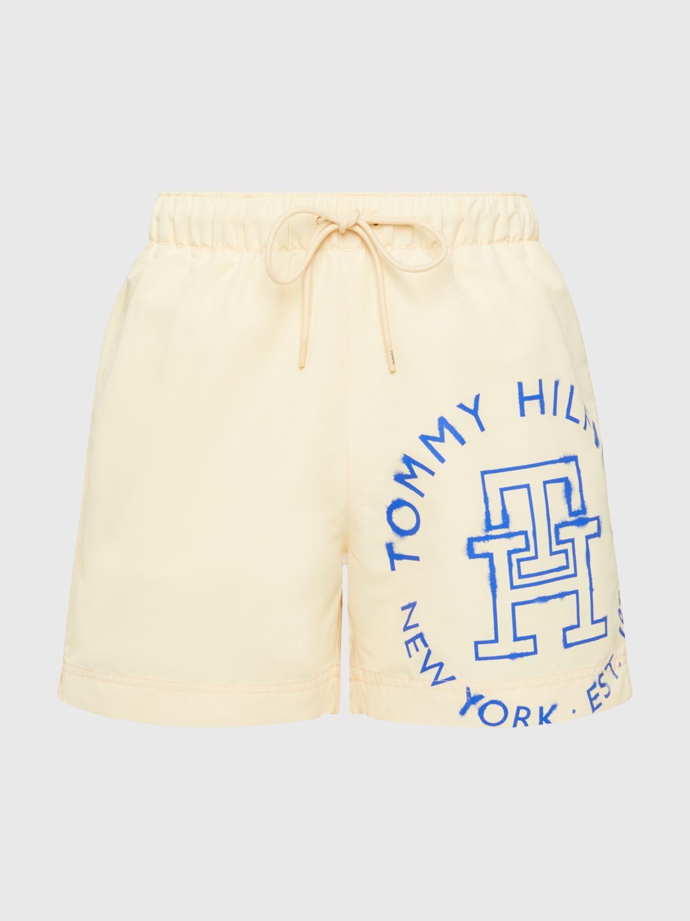 Traje De Baño Logo Monogram Amarillo Tommy Hilfiger-3