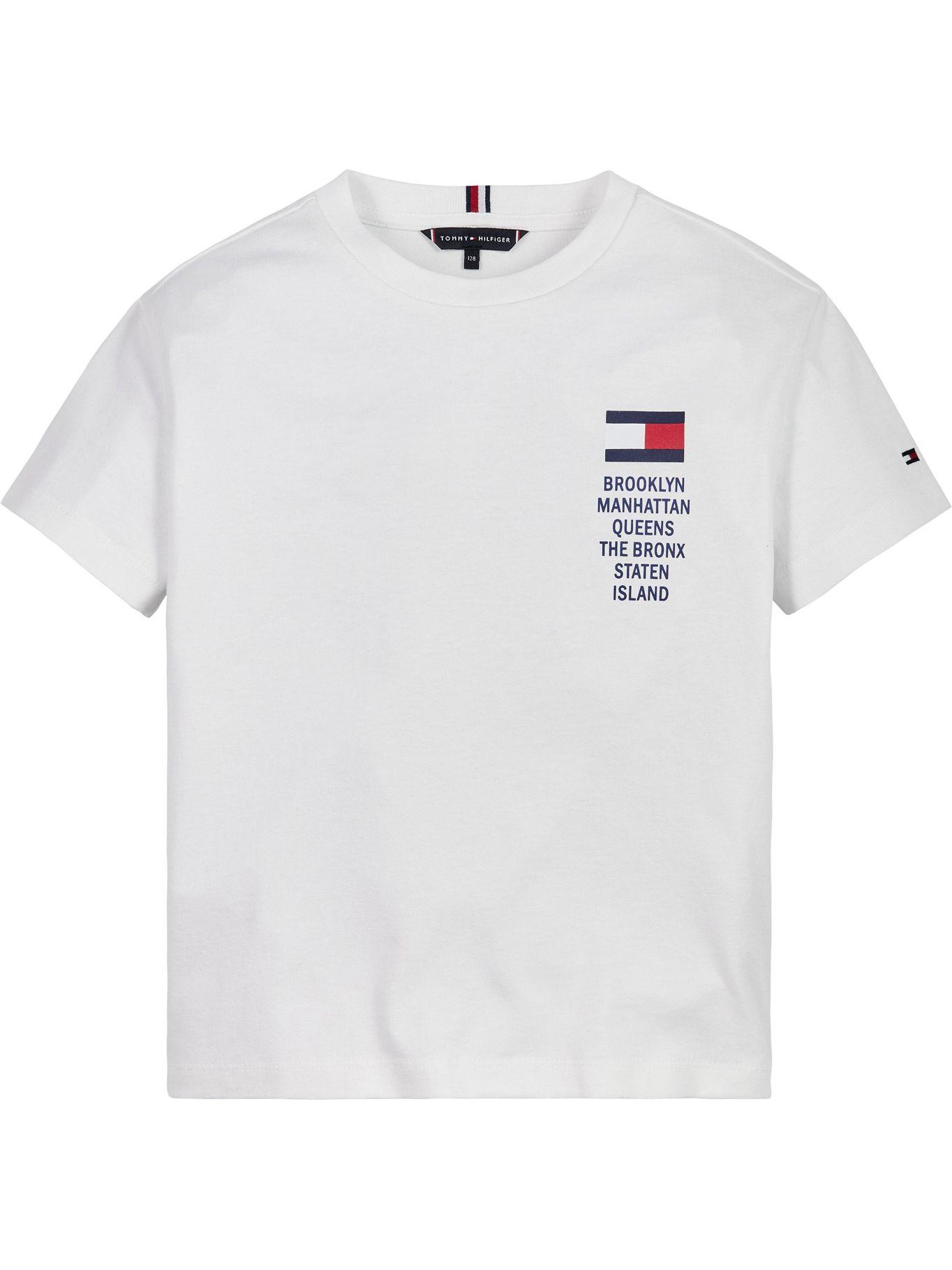 Polera Con Logo Gráfico Nyc Blanco Tommy Hilfiger-0