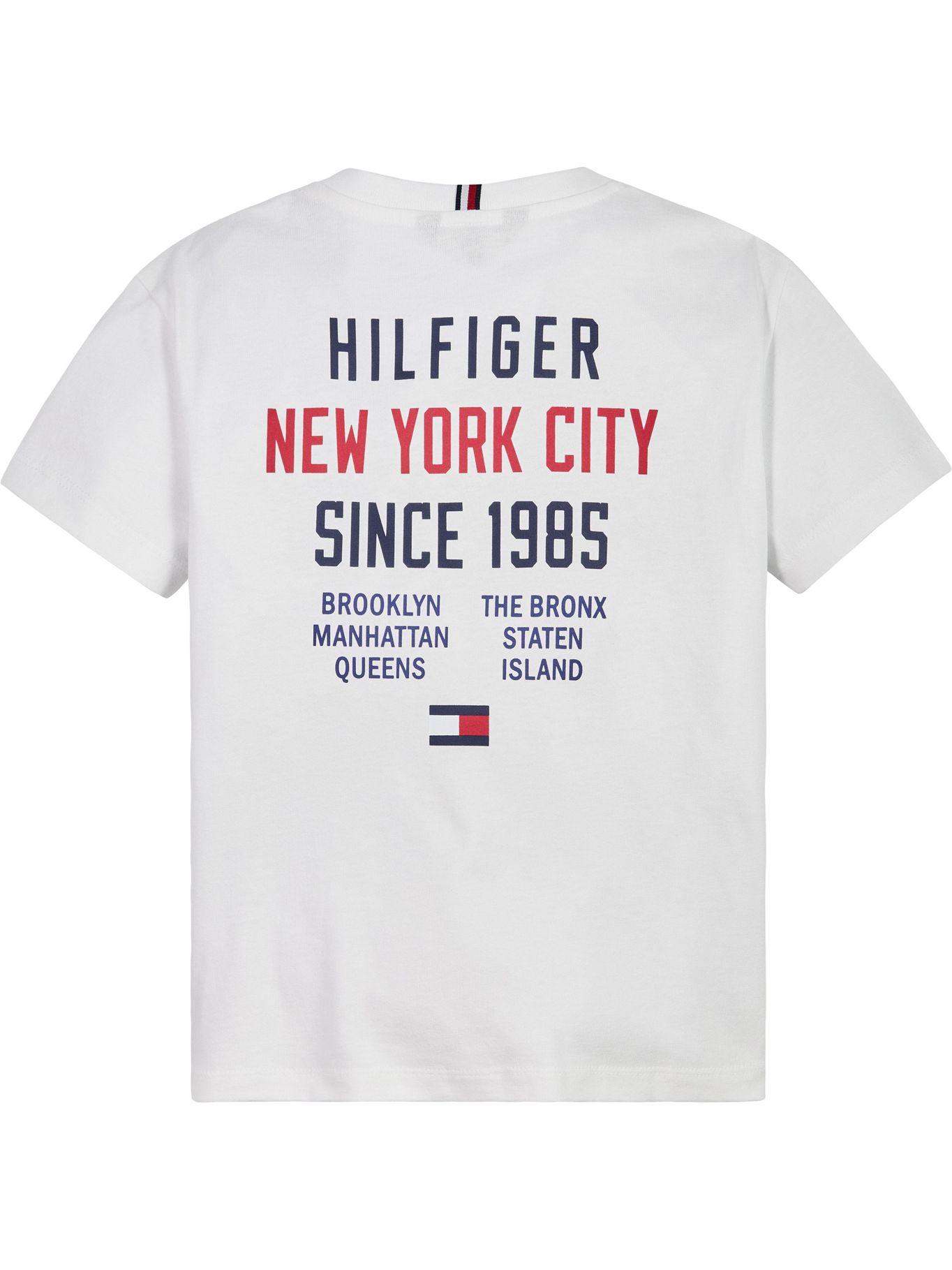 Polera Con Logo Gráfico Nyc Blanco Tommy Hilfiger-1
