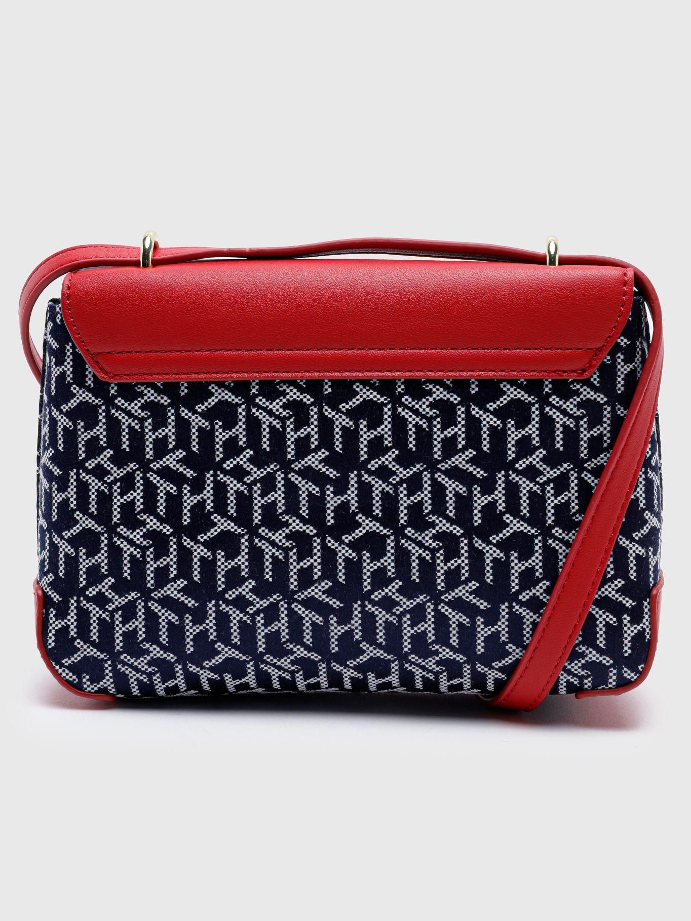 Bandolera Pequeña Monogram Azul Tommy Hilfiger-1