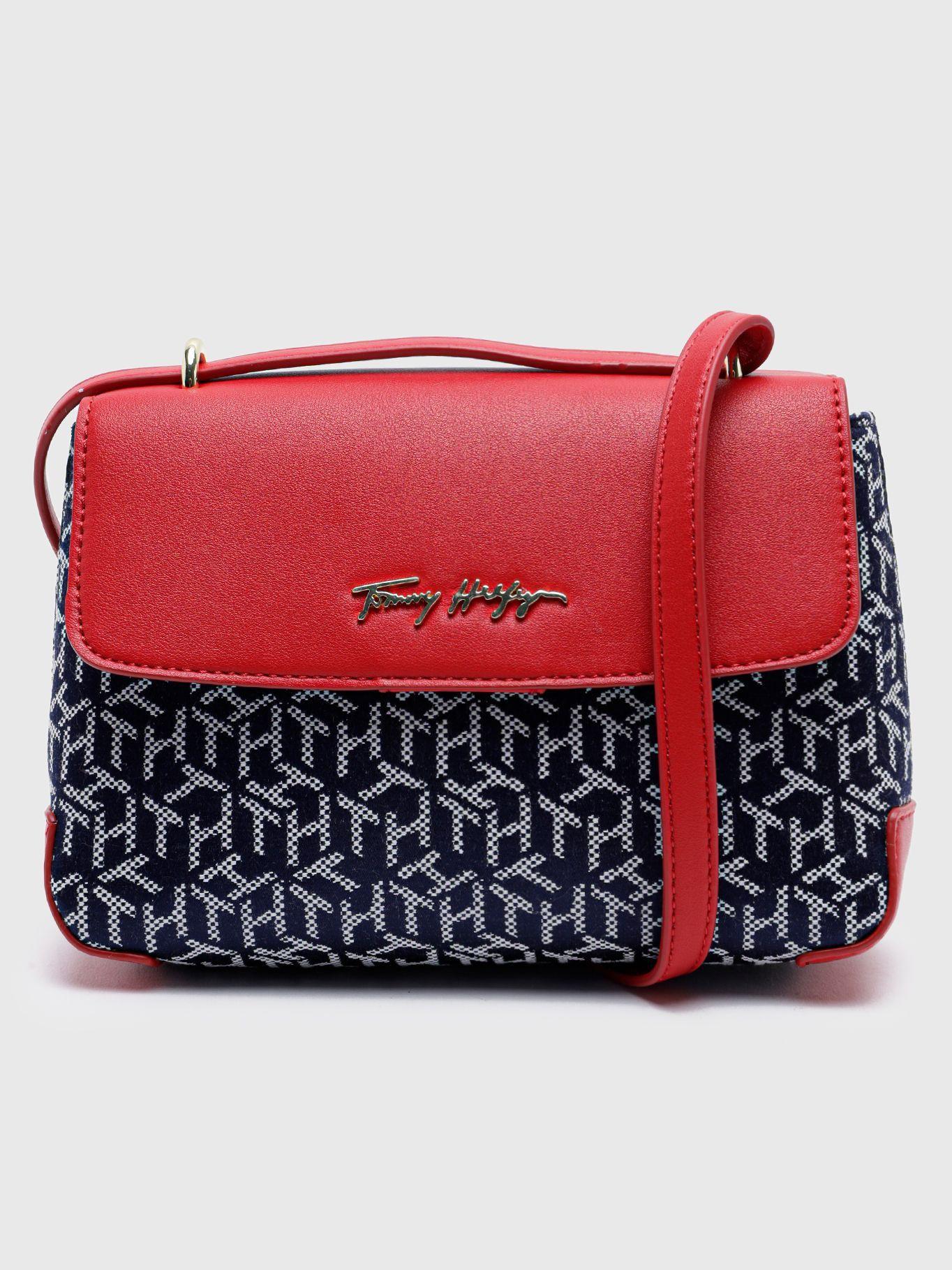 Bandolera Pequeña Monogram Azul Tommy Hilfiger-0