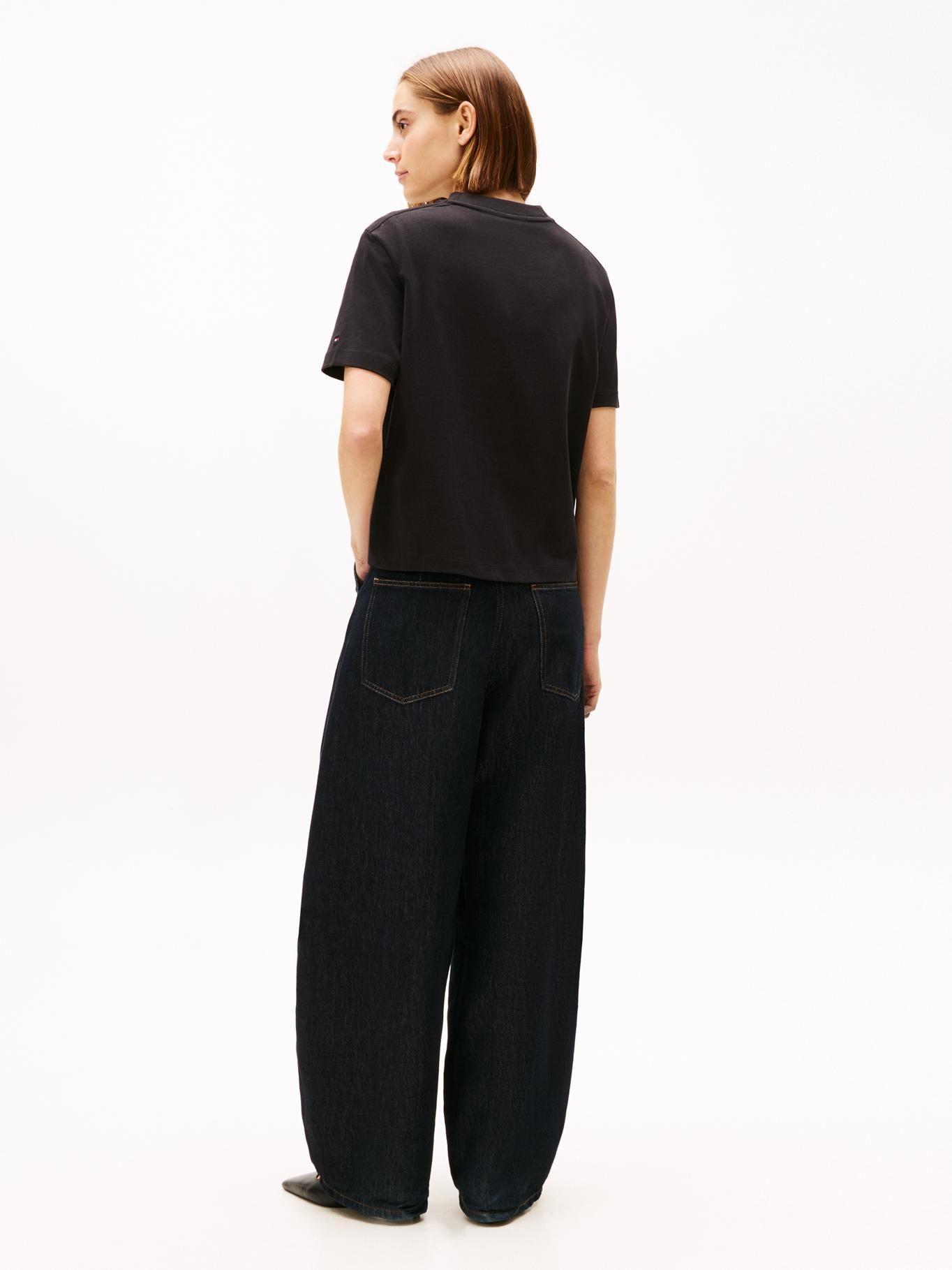 Polera Y Logo Moderno Relaxed Fit Tommy Hilfiger Negro-2