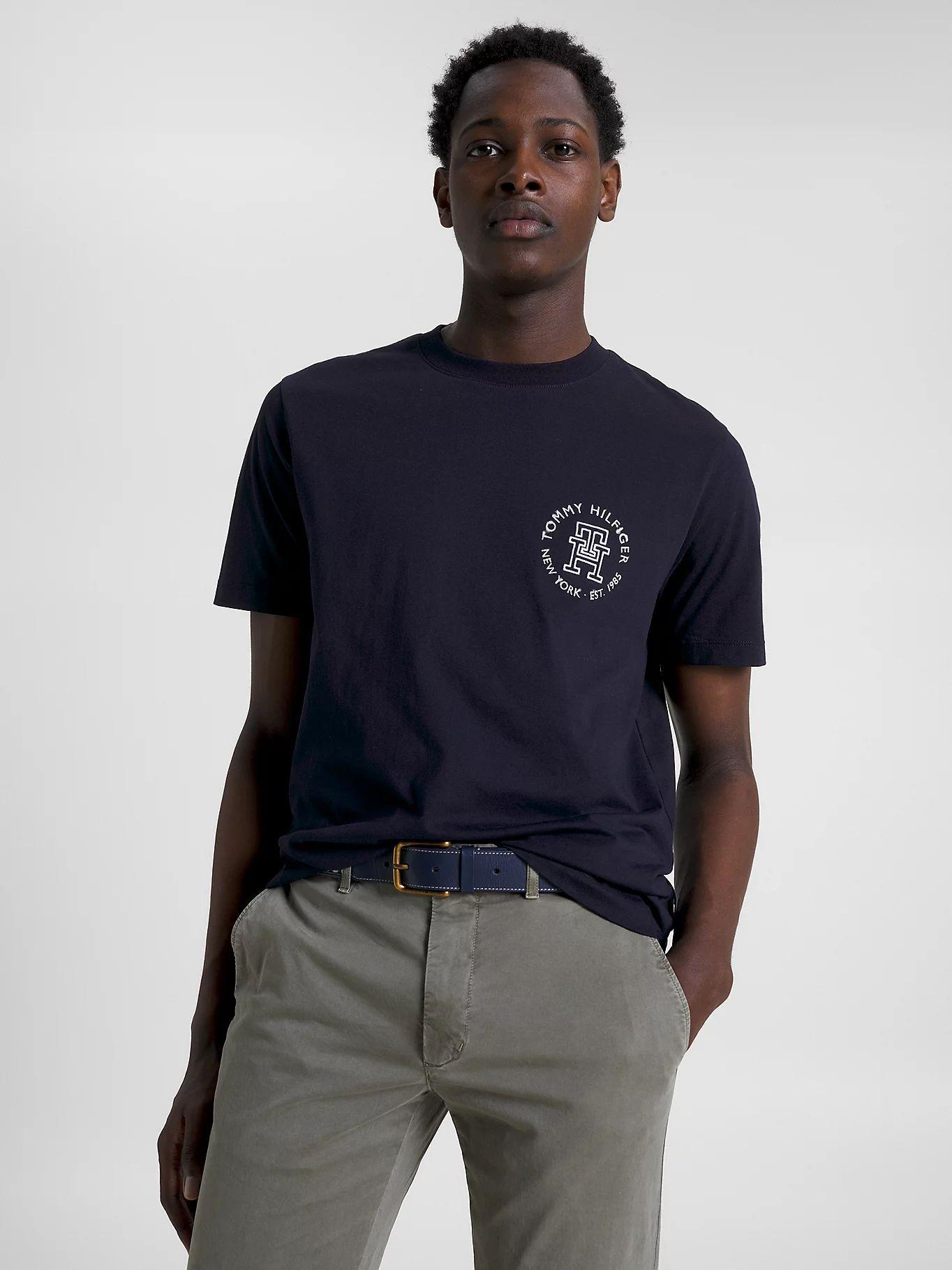 Polera Monogram Ink Azul Tommy Hilfiger-0