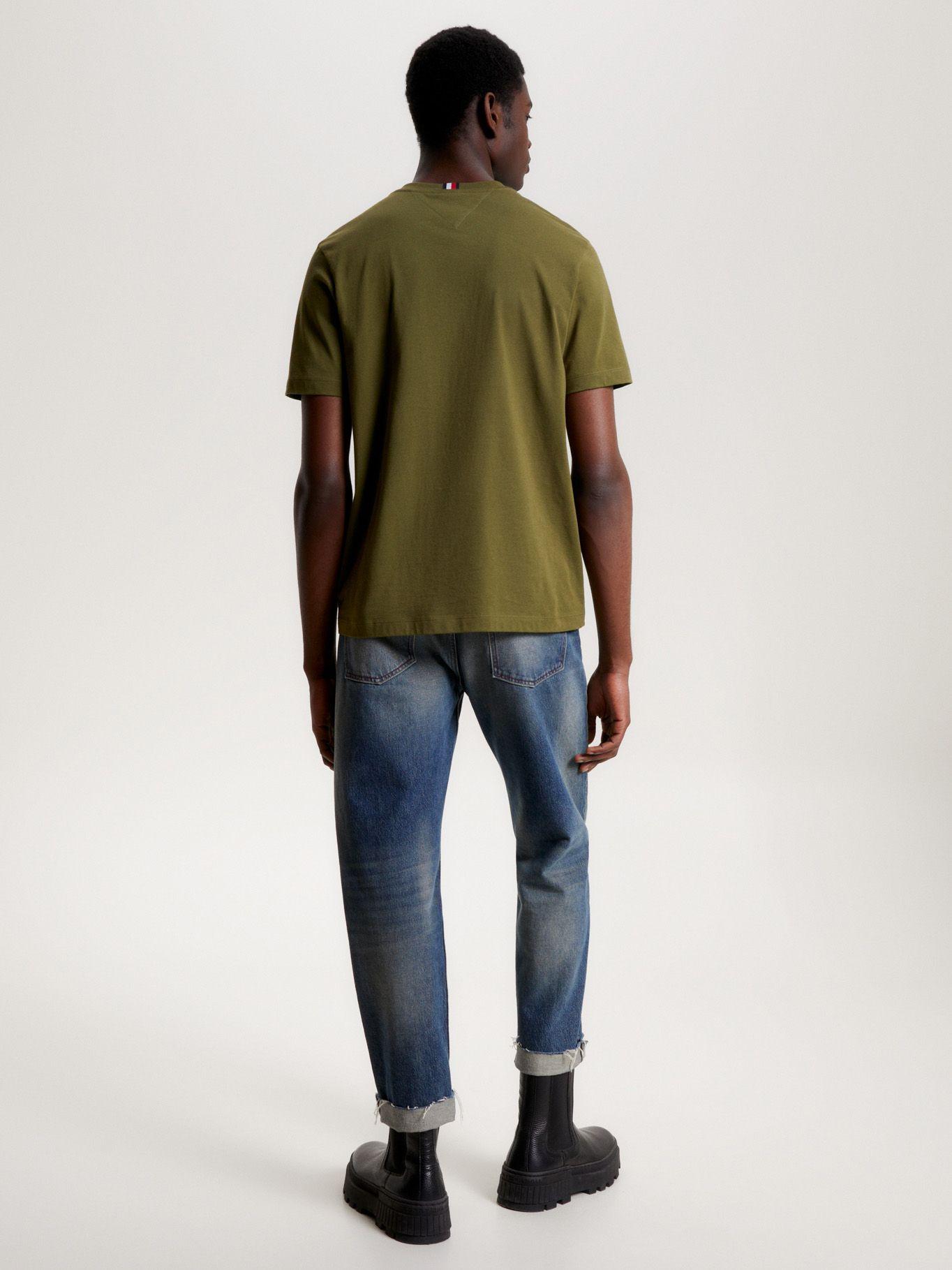Polera Chest Print Logo Verde Tommy Hilfiger-2
