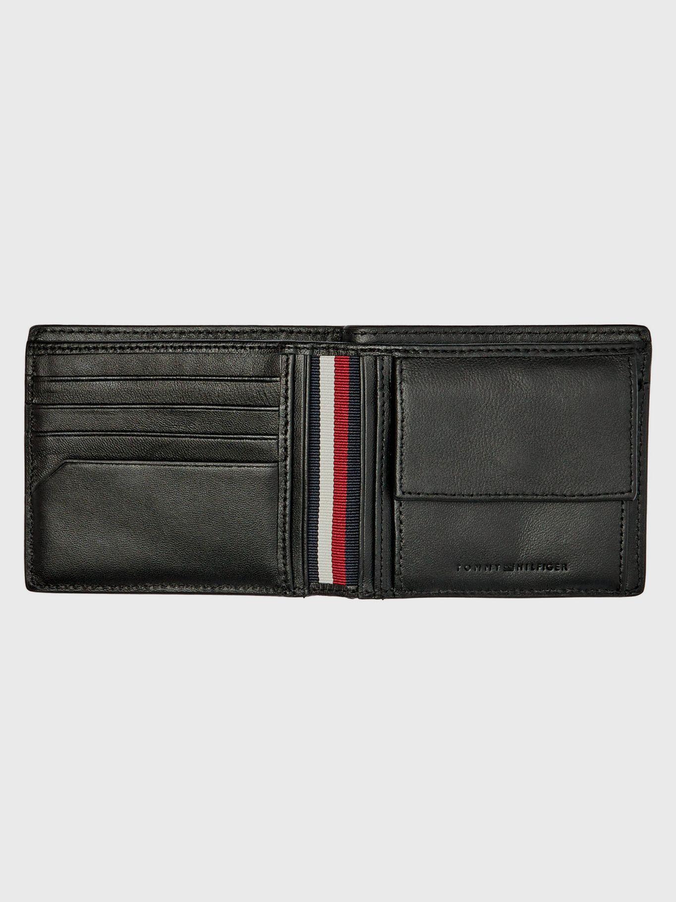 Billetera Casual De Cuero Negro Tommy Hilfiger-2