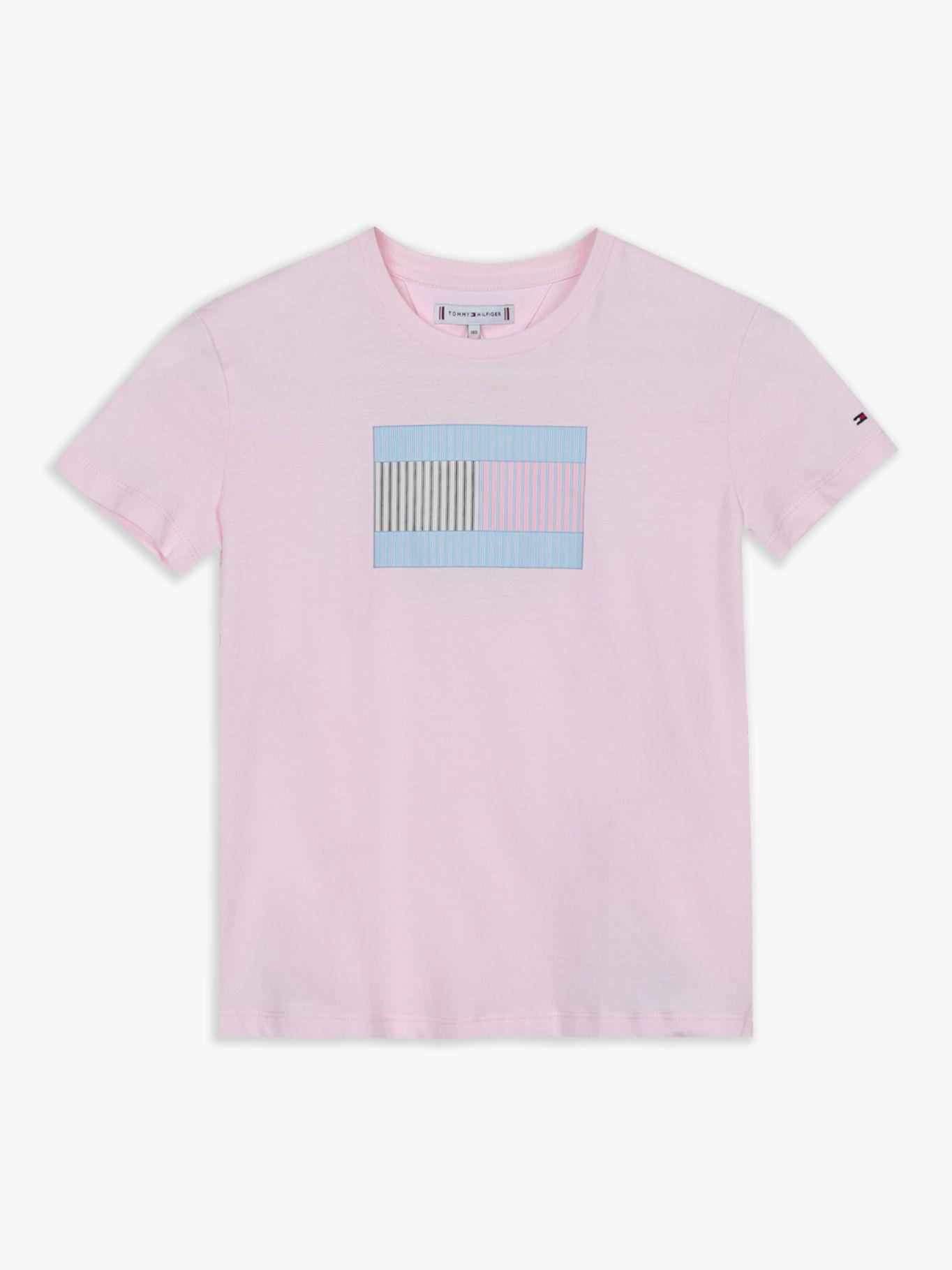 Polera Flag Graphic Logo Rosado Tommy Hilfiger-0