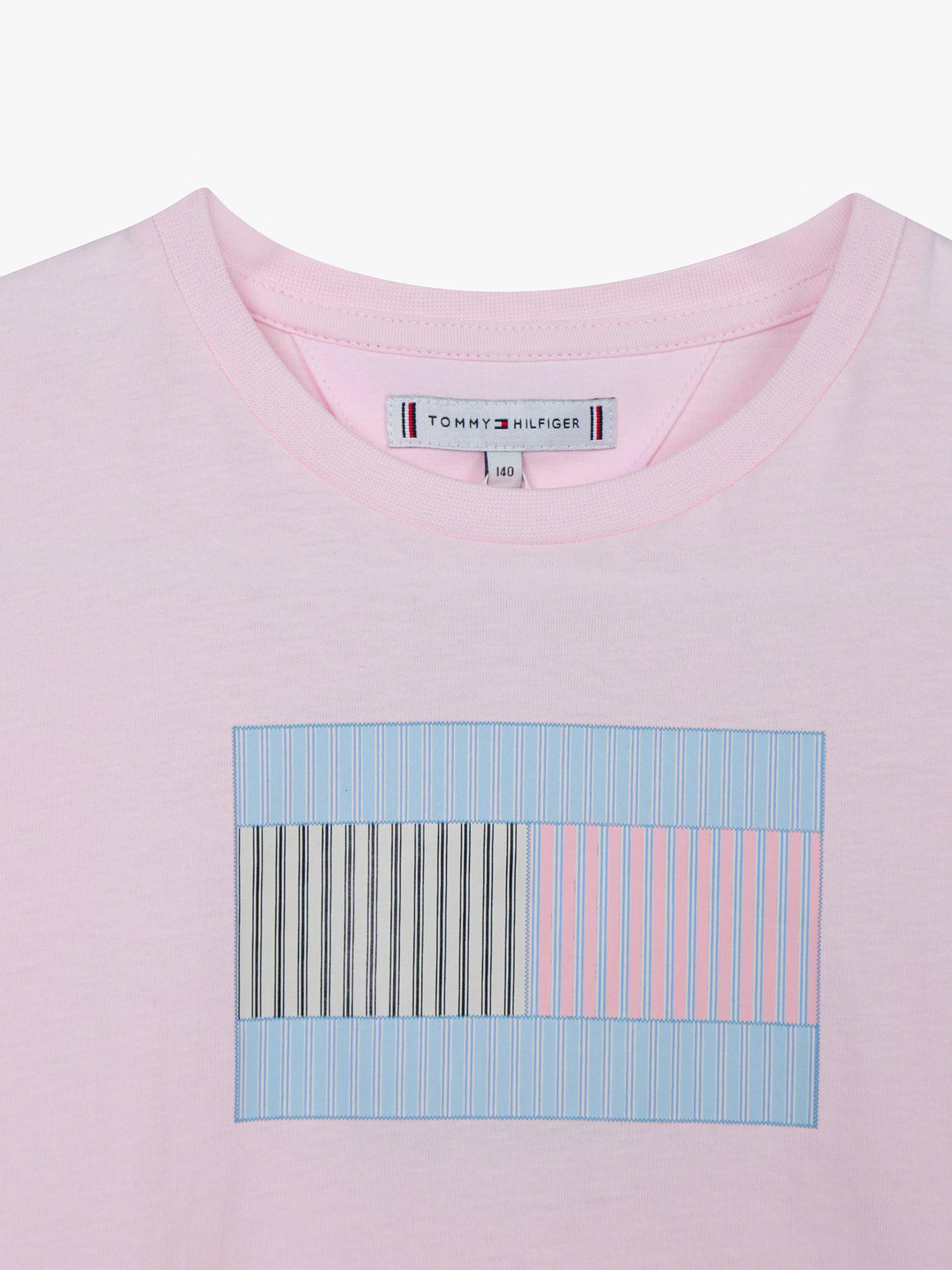 Polera Flag Graphic Logo Rosado Tommy Hilfiger-2