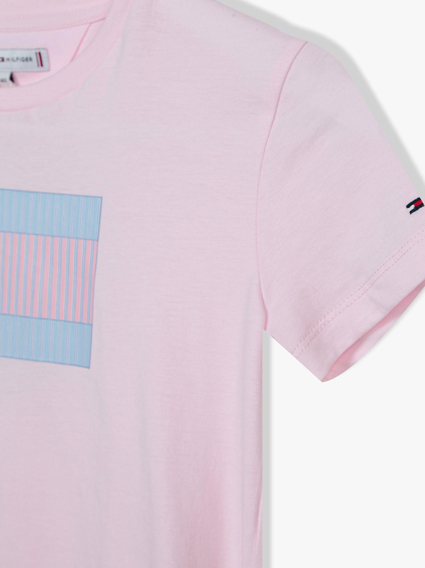 Polera Flag Graphic Logo Rosado Tommy Hilfiger-3