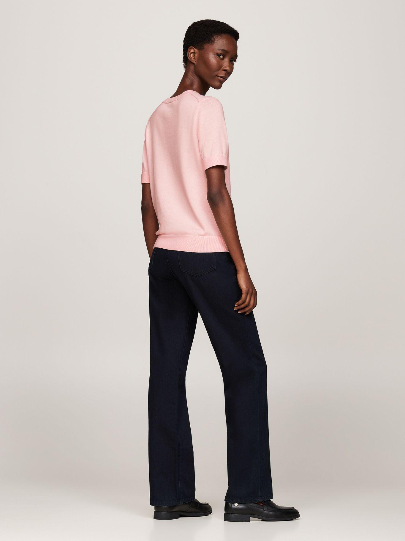 Sweater Solid Mujer Rosado Tommy Hilfiger-2