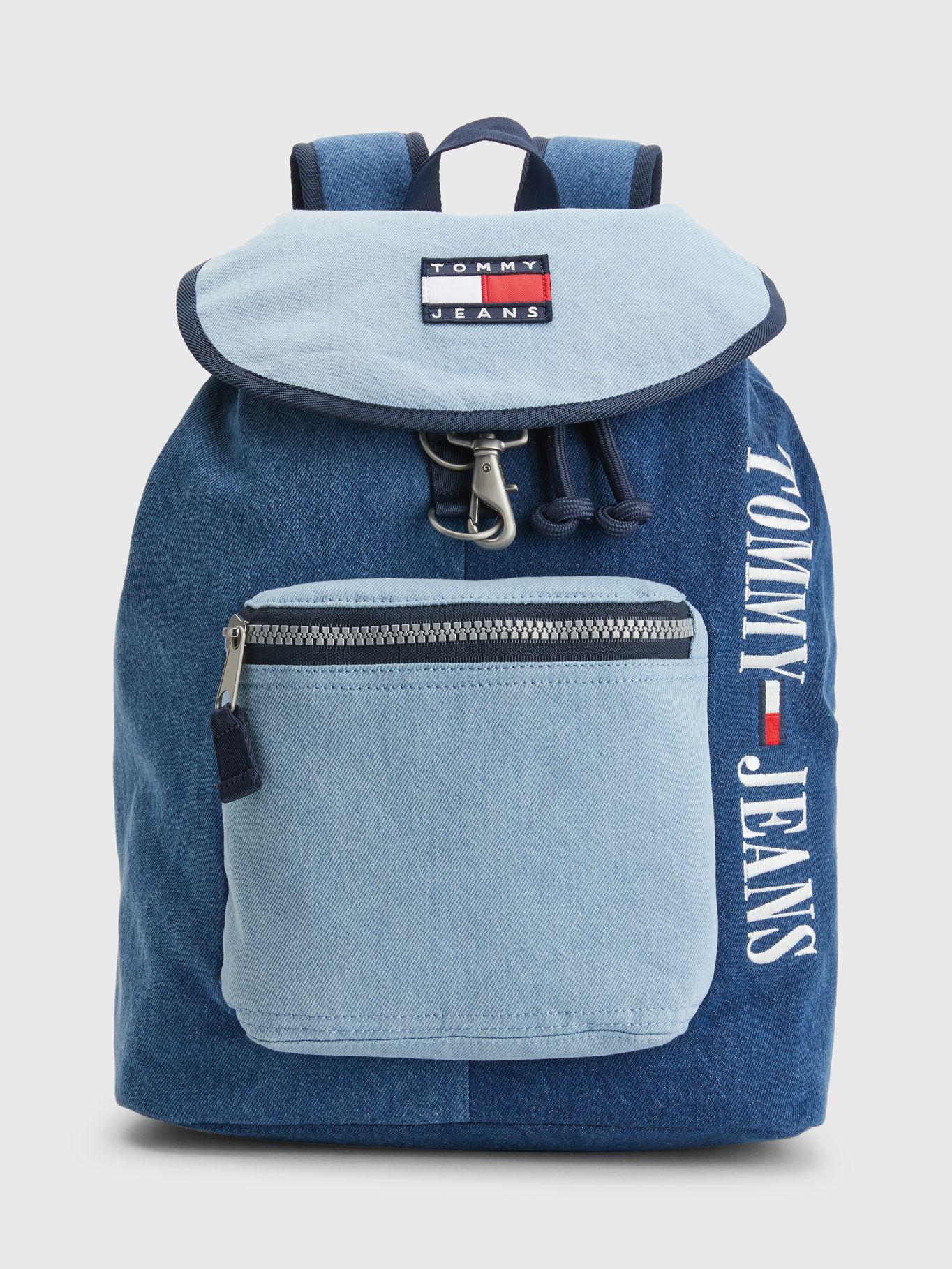 Mochila Heritage Denim Celeste Tommy Hilfiger-0