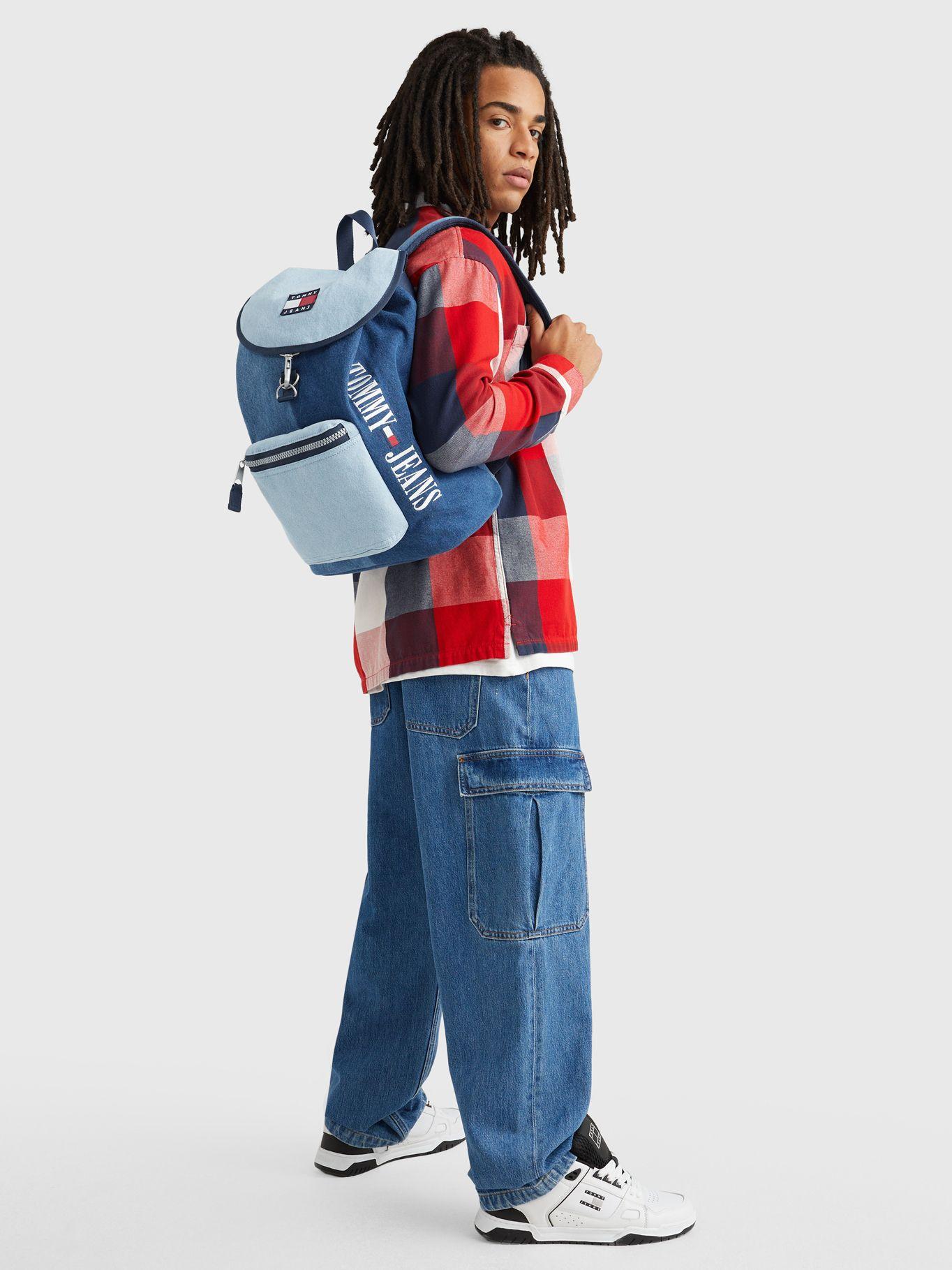 Mochila Heritage Denim Celeste Tommy Hilfiger-1