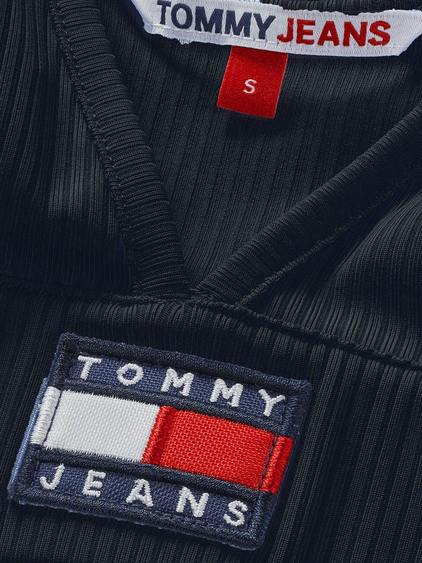 Peto Acanalado Essential Negro Tommy Hilfiger-2
