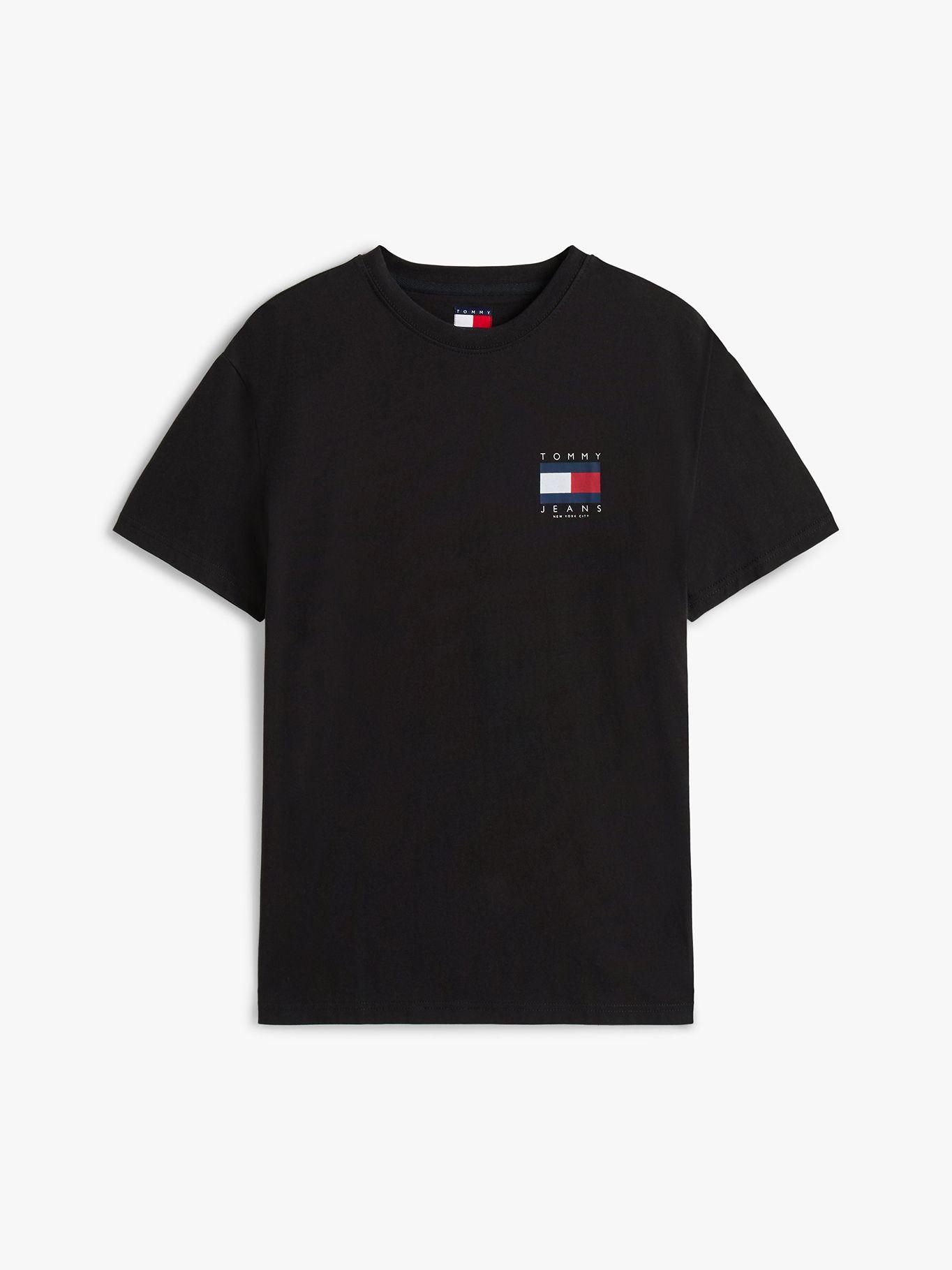 Polera Flag Graphic Backprint Negro BDS Tommy Jeans-4