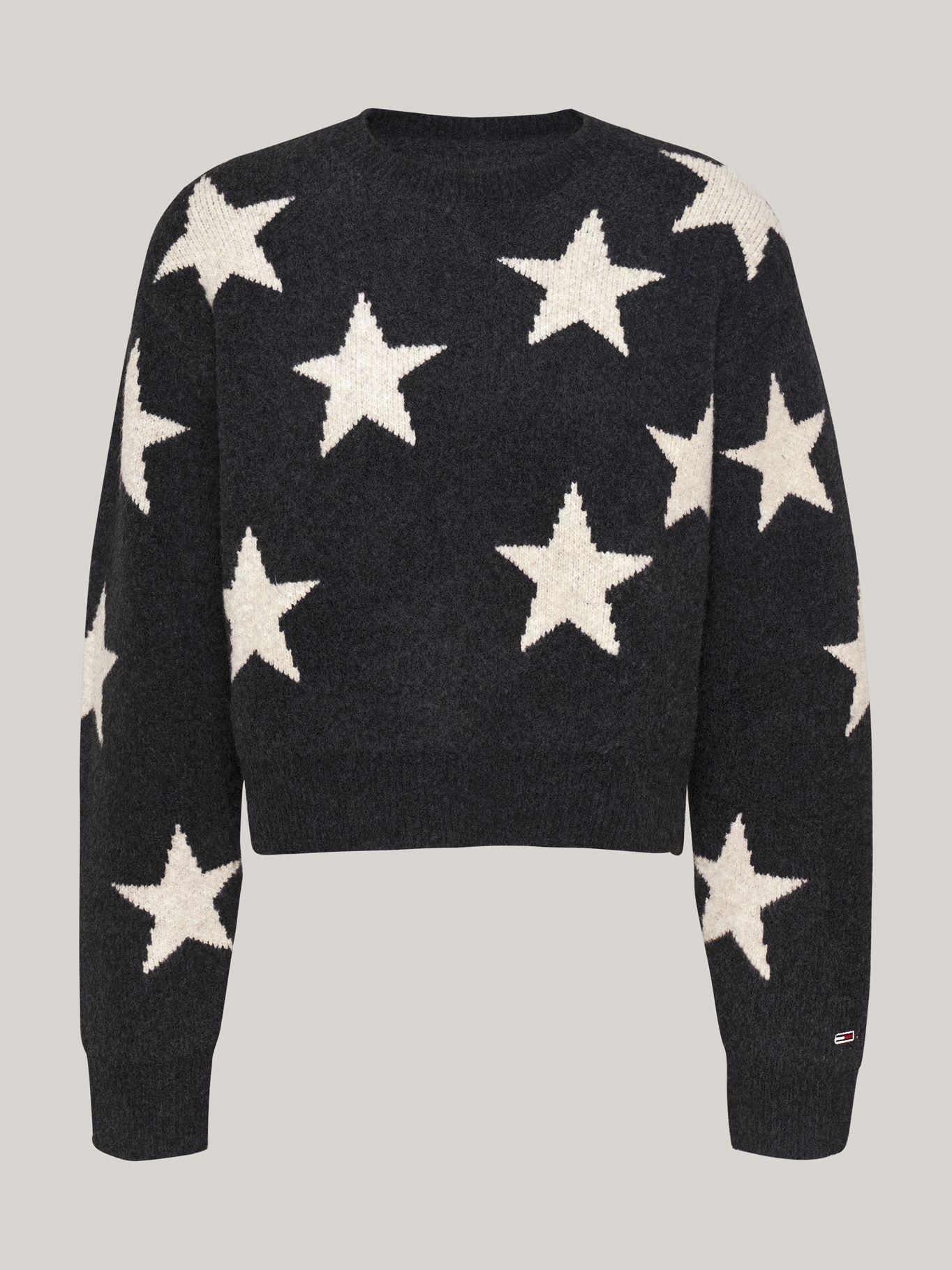 Sweater Con Diseño De Estrellas Negro Tommy Hilfiger-4